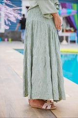 Breeze in sage skirt ONLY
