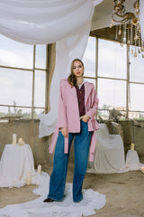 Shade jacket in pink