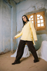 Pulse pullover in yellow