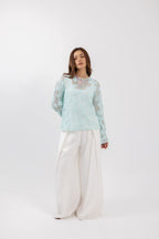 Waterfall blouse