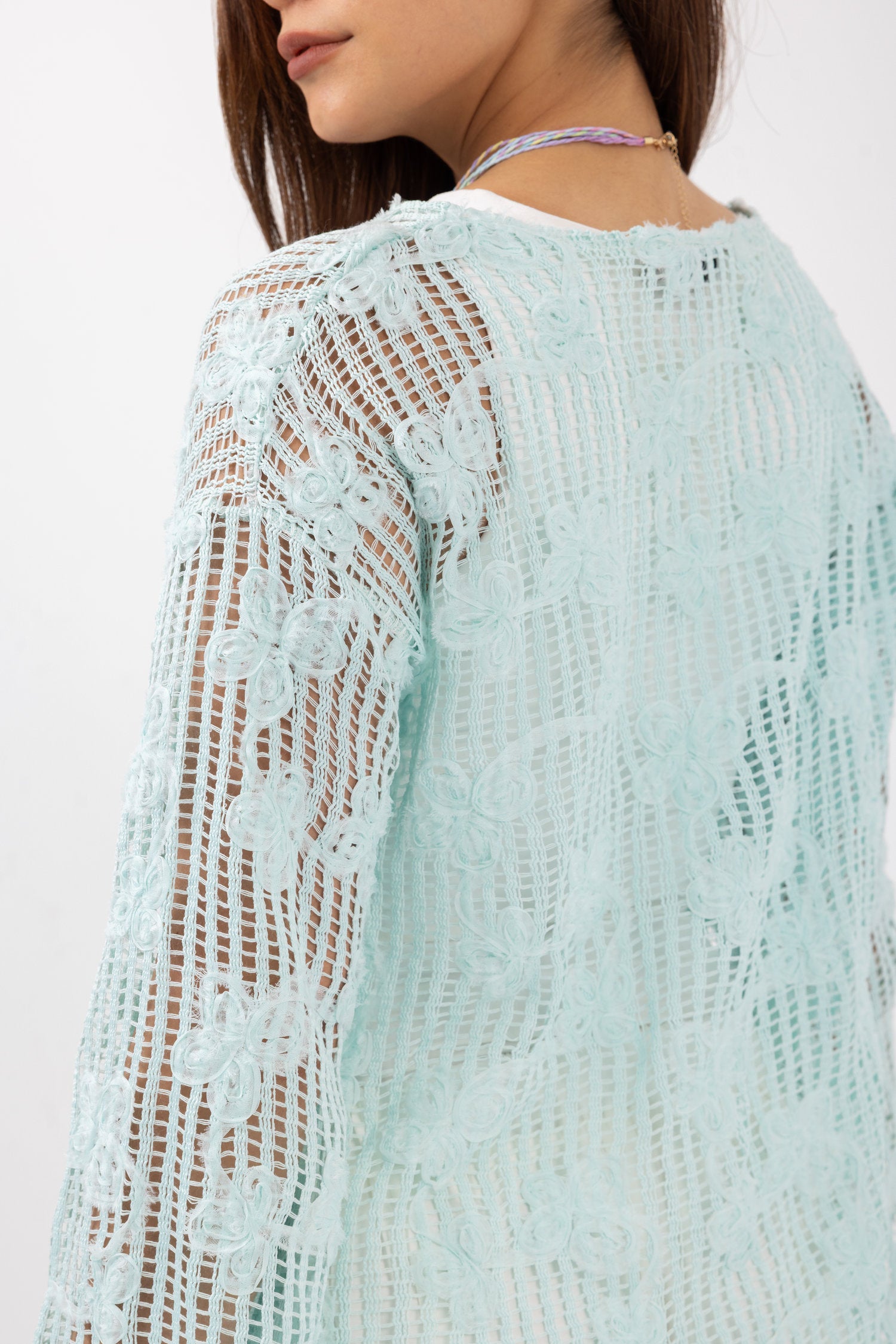 Waterfall blouse