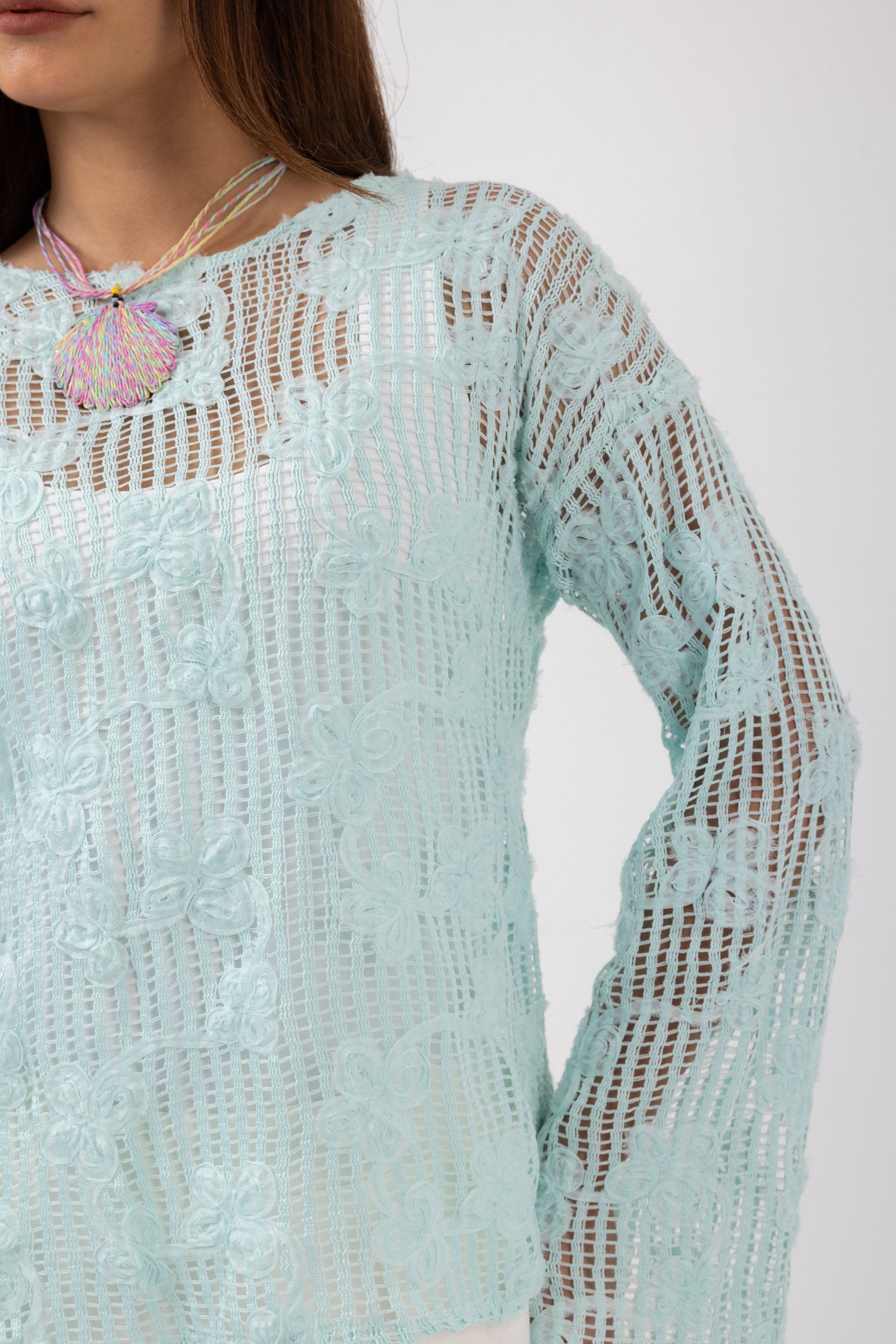 Waterfall blouse