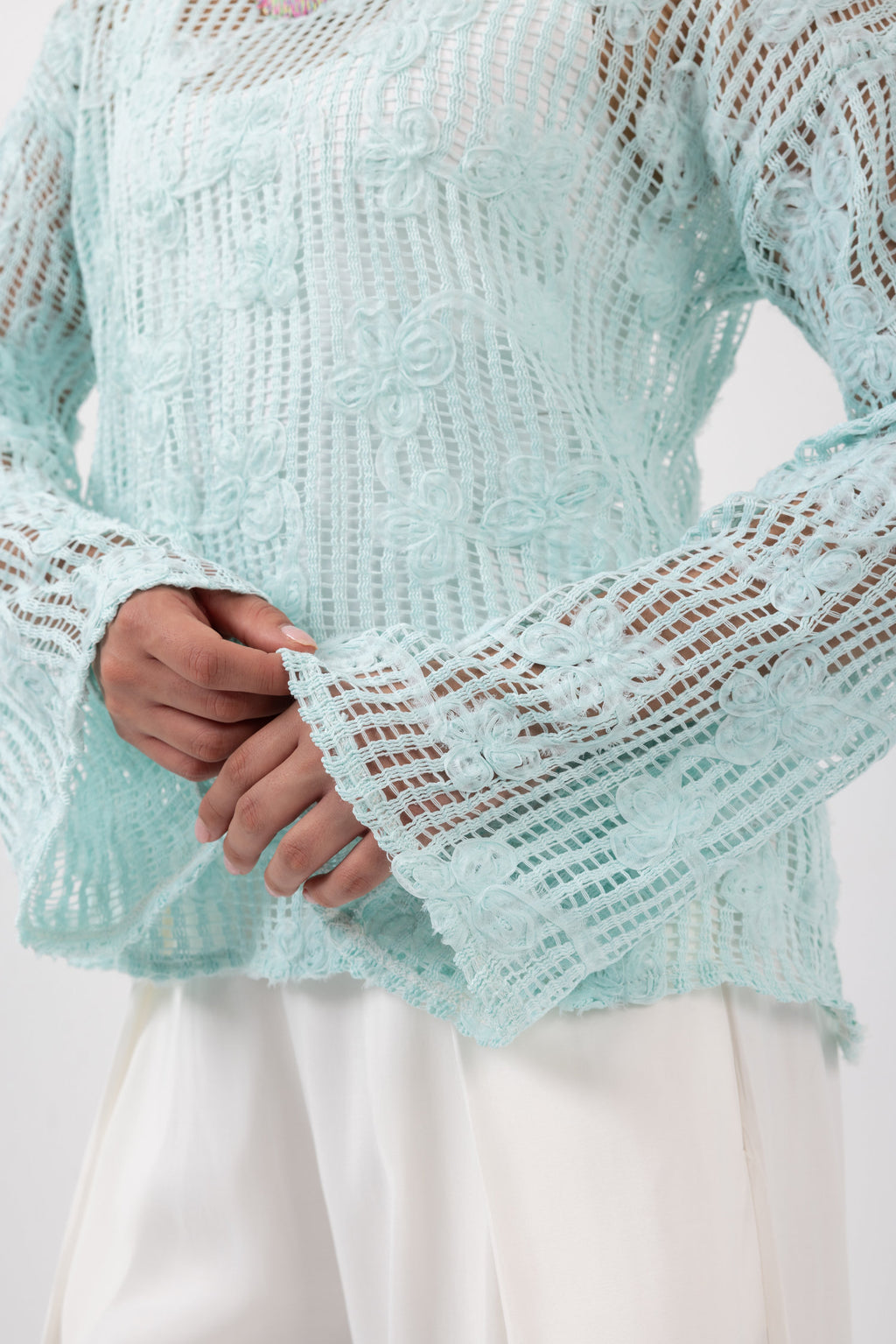 Waterfall blouse