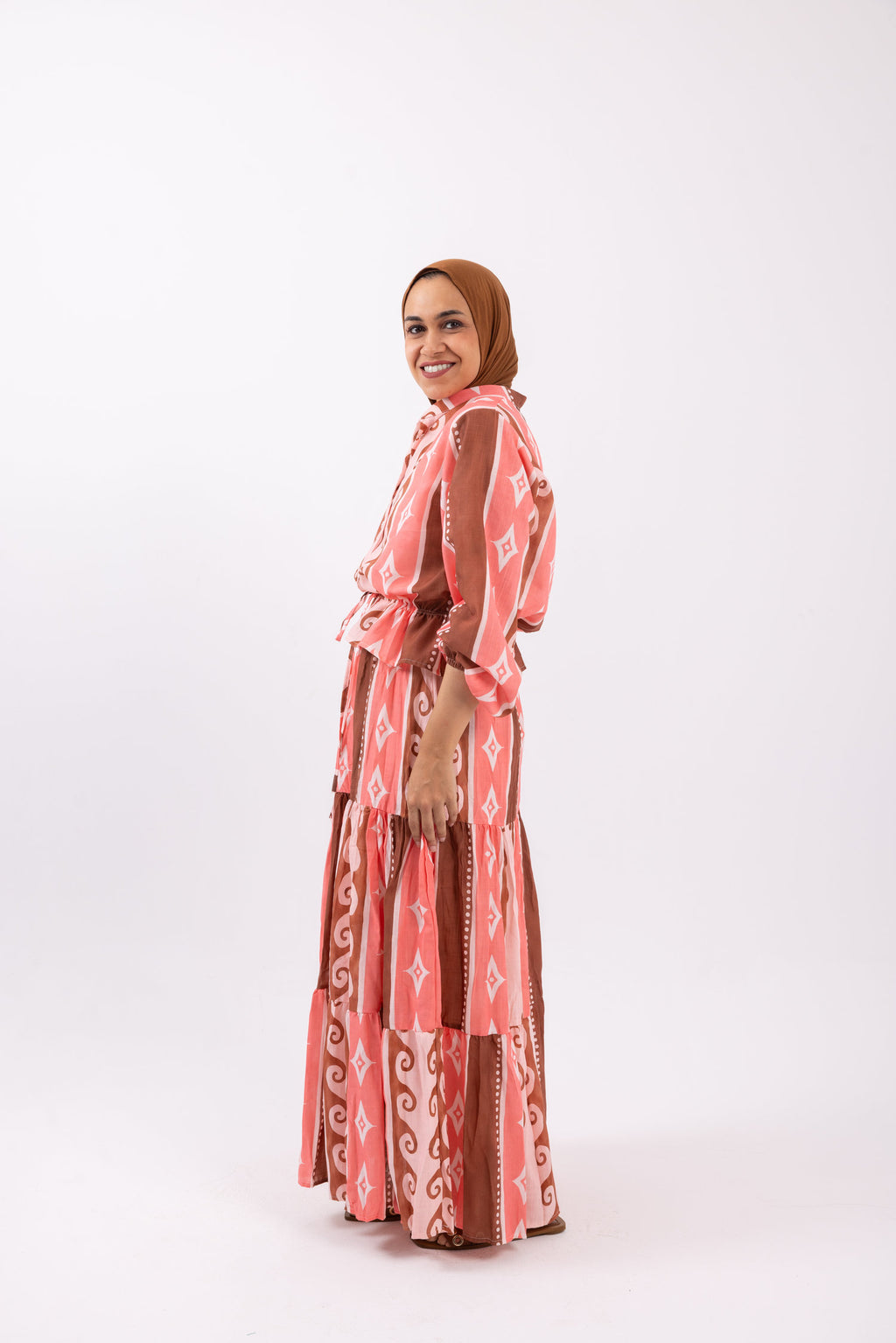 Swirly skirt set