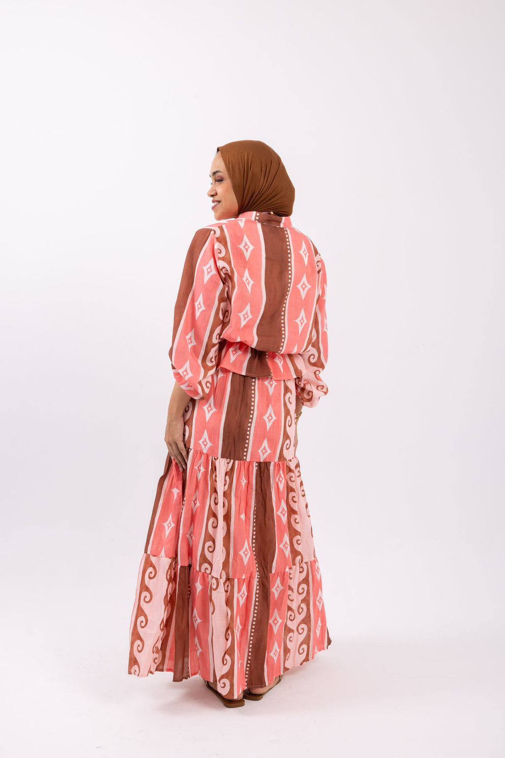 Swirly skirt set