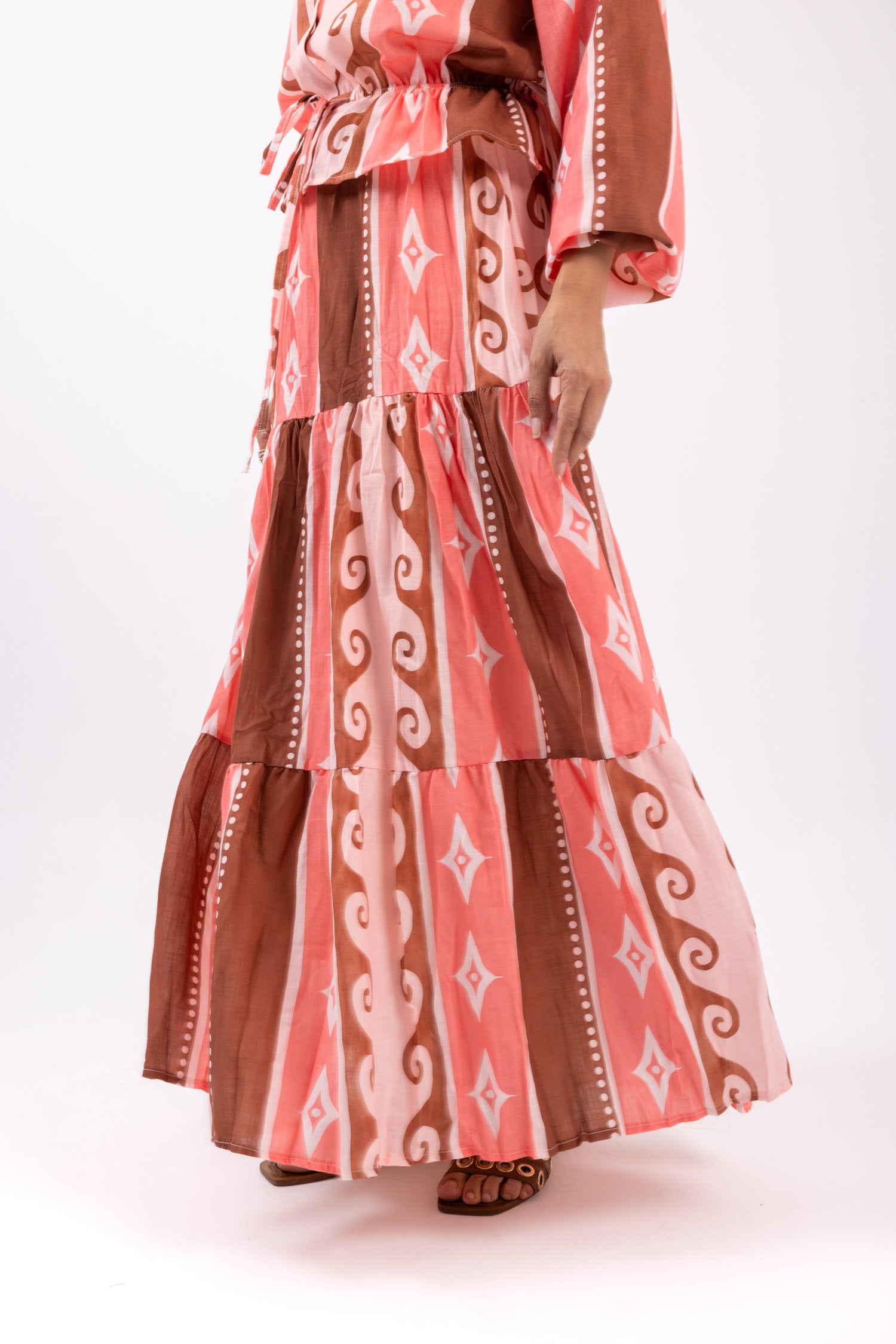 Swirly skirt set