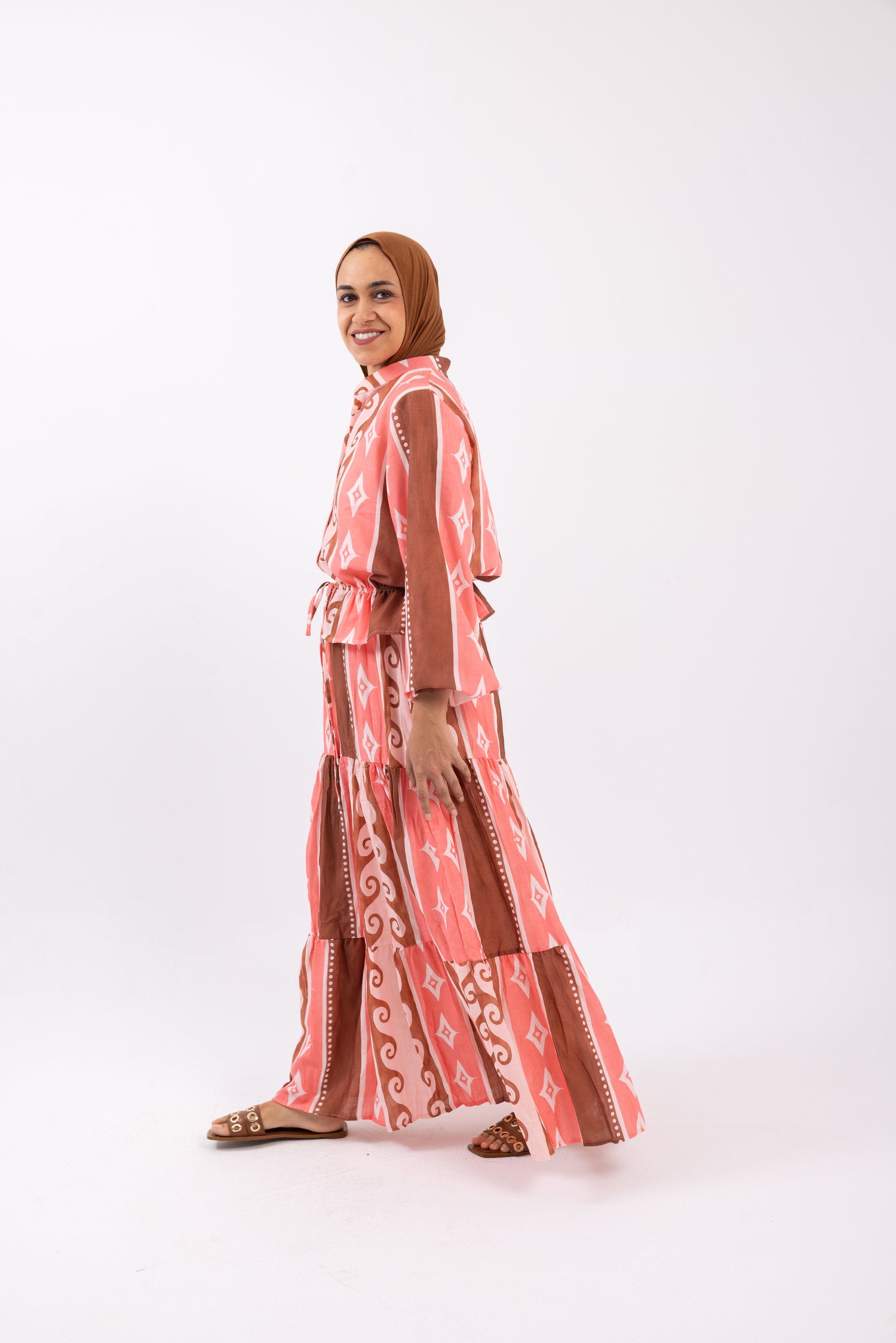 Swirly skirt set