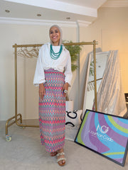 Flora knit skirt