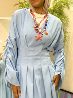 Comfort dress in baby blue