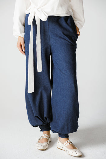 Leena pants in dark blue