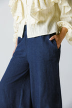 Leena pants in dark blue