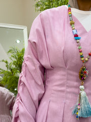 Comfort dress in pink