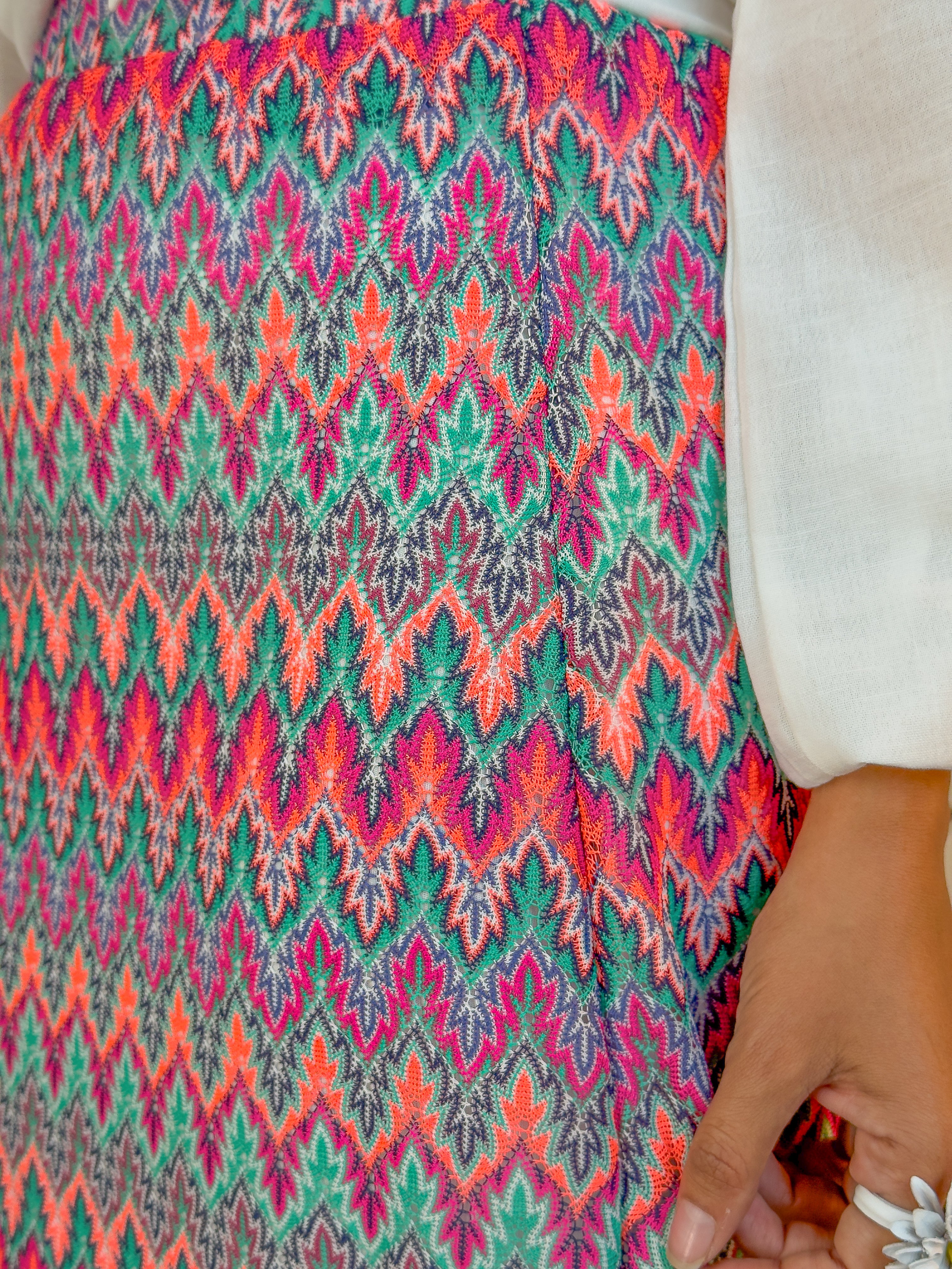 Flora knit skirt