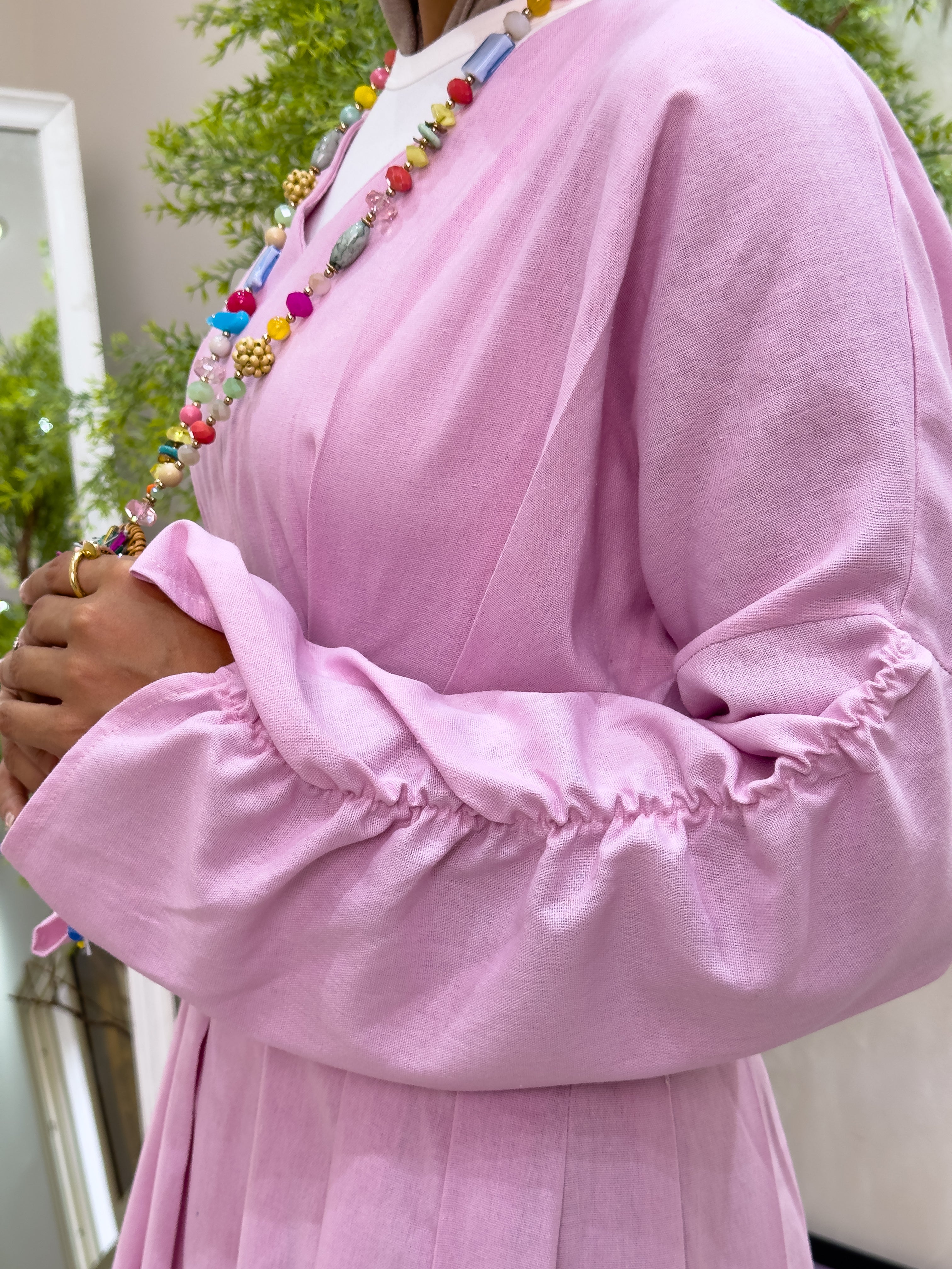 Comfort dress in pink