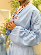 Comfort dress in baby blue