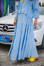 Breeze in baby blue skirt ONLY