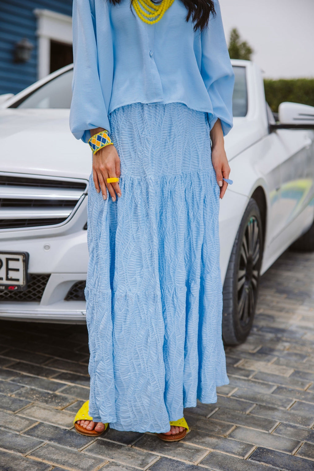 Breeze in baby blue skirt ONLY
