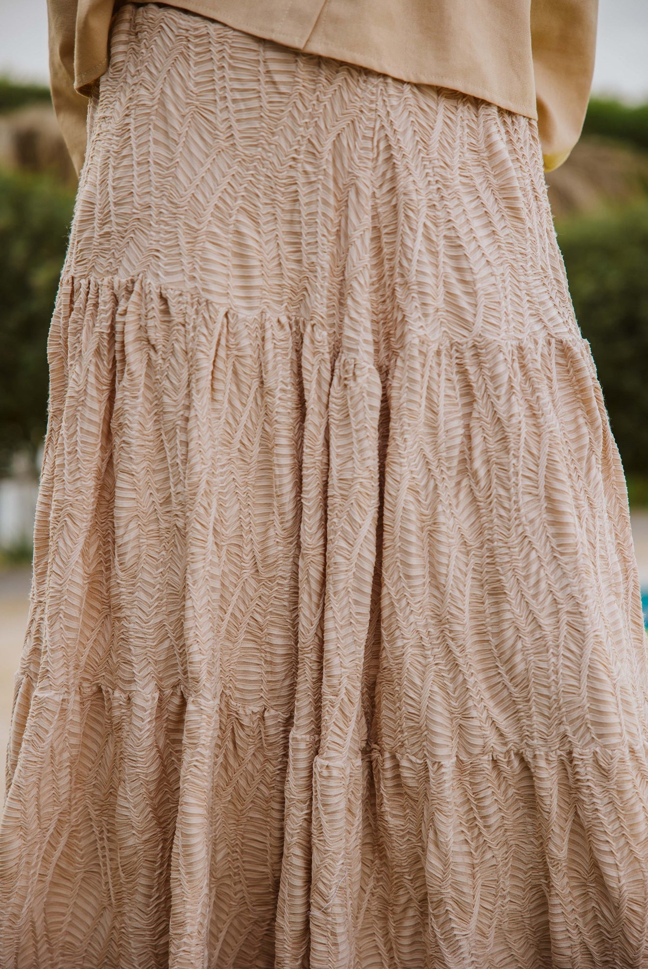 Breeze in beige skirt ONLY