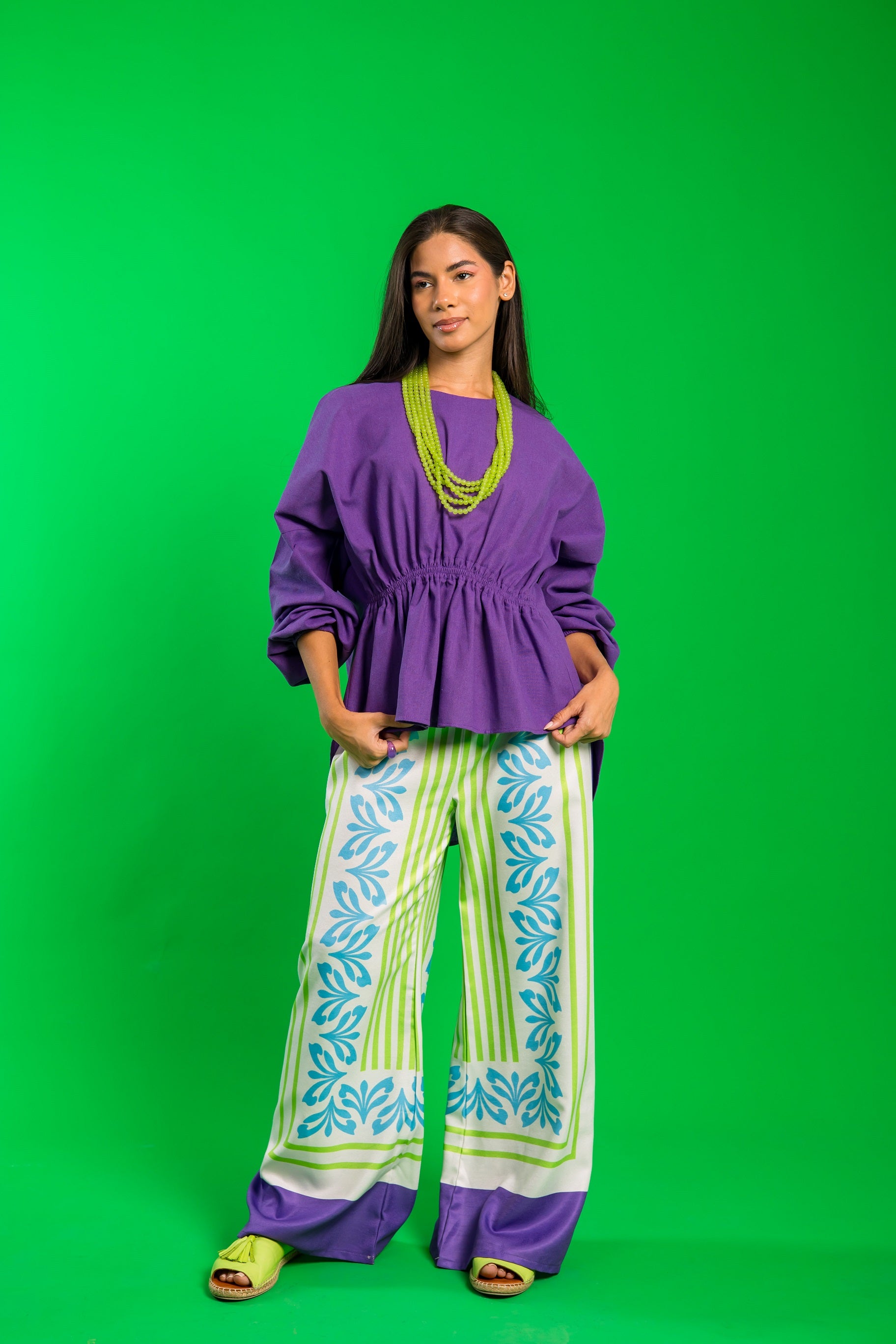 Rise pants