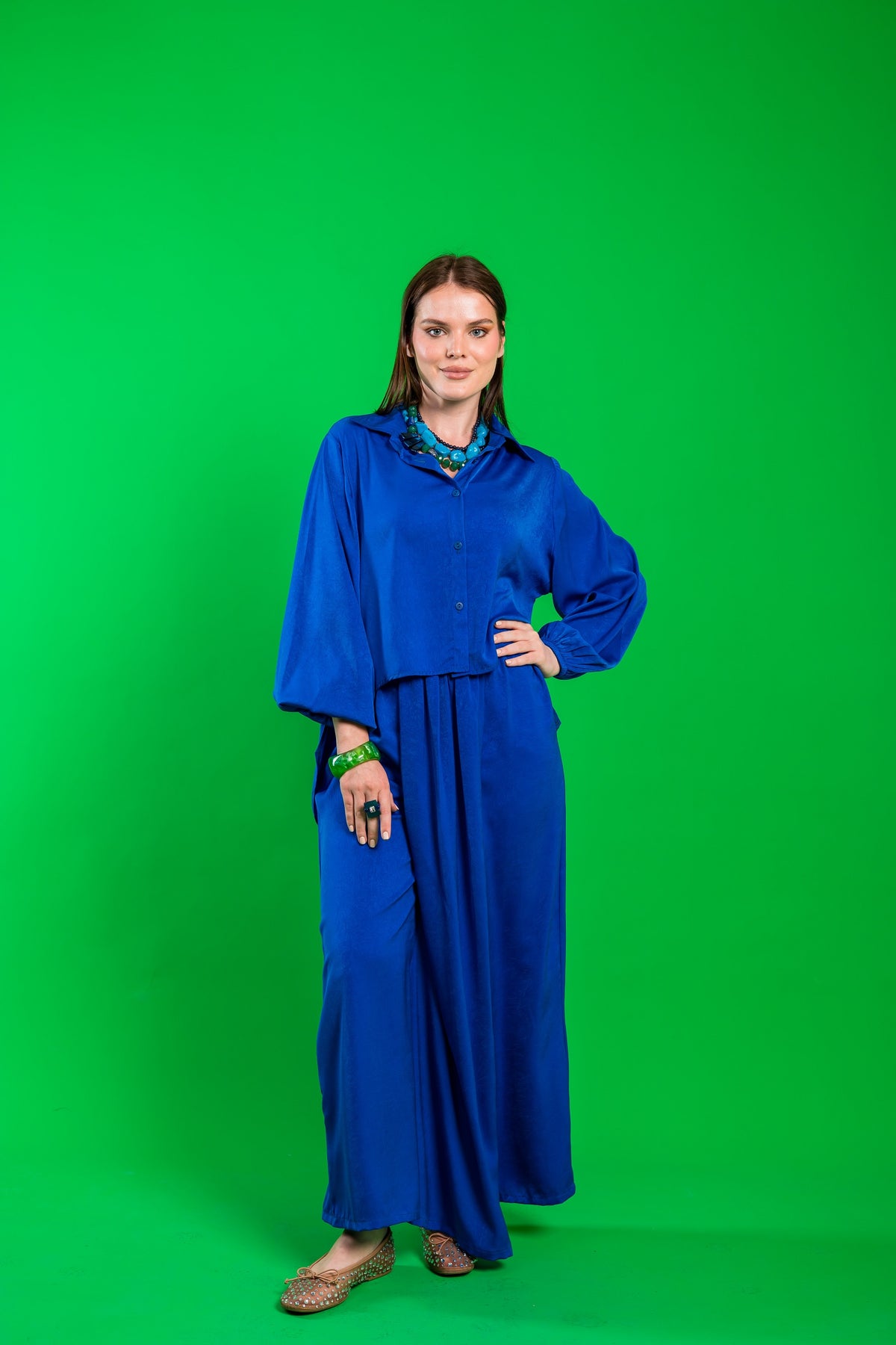 Peace set in blue