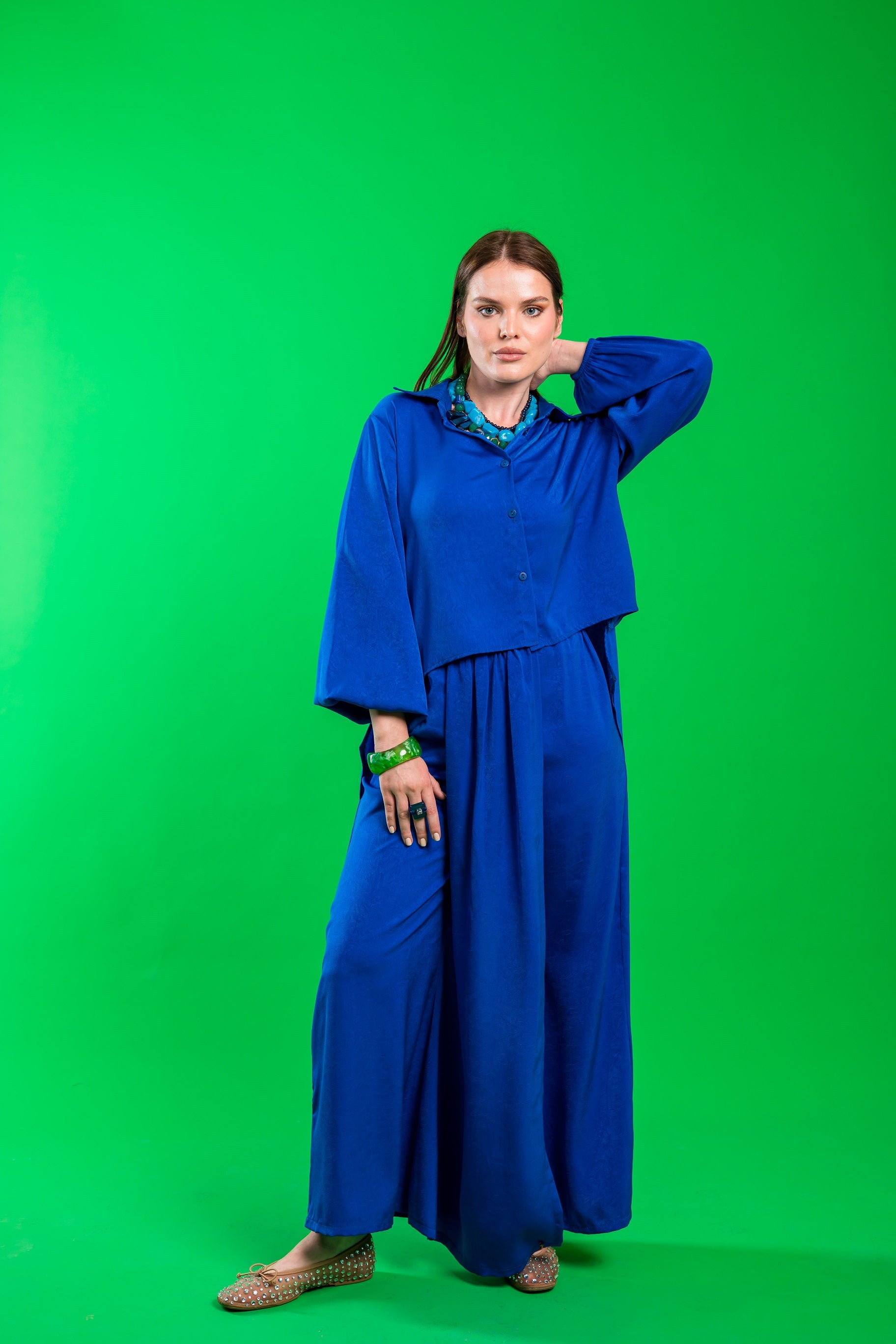 Peace set in blue