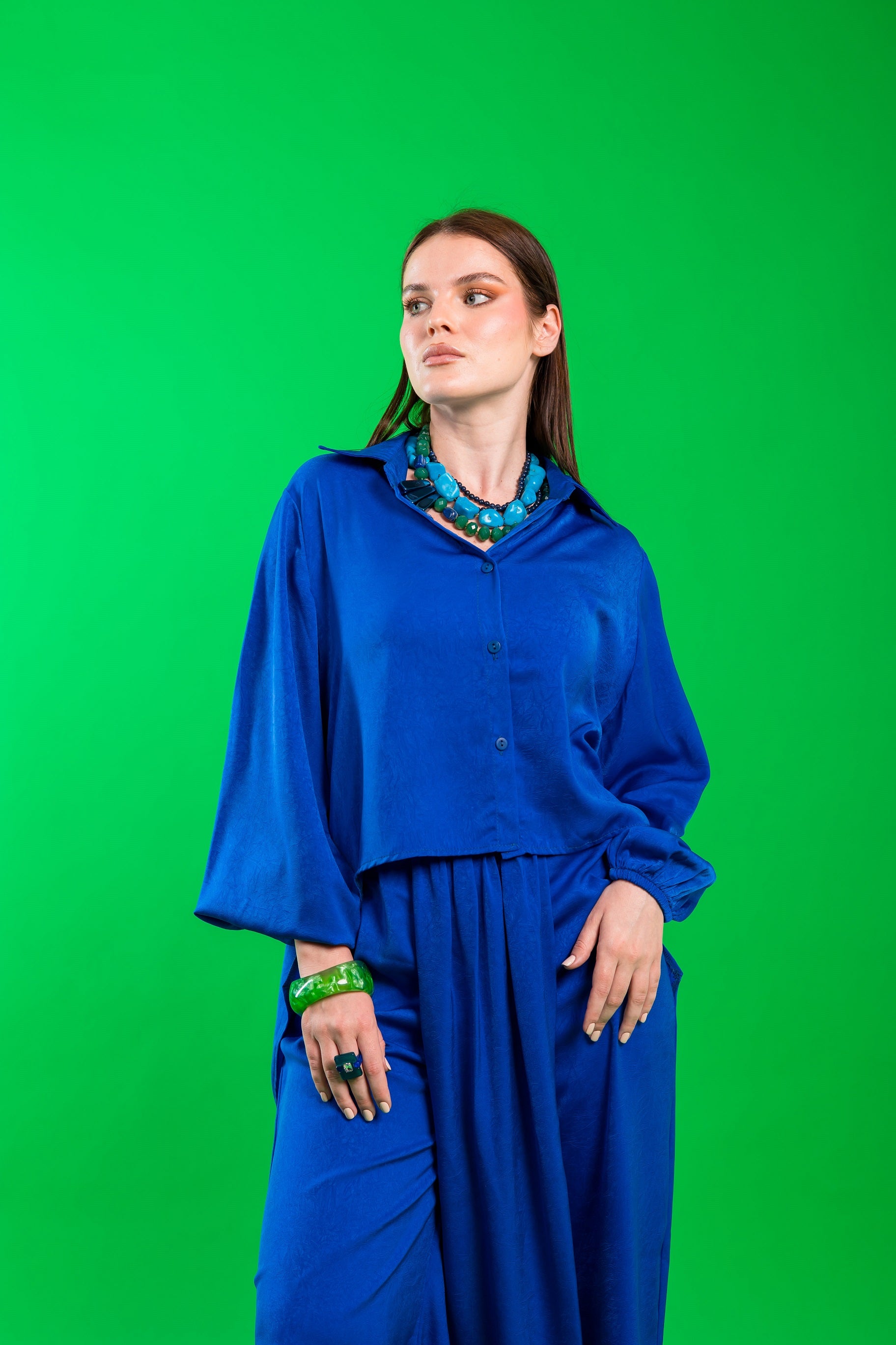 Peace set in blue