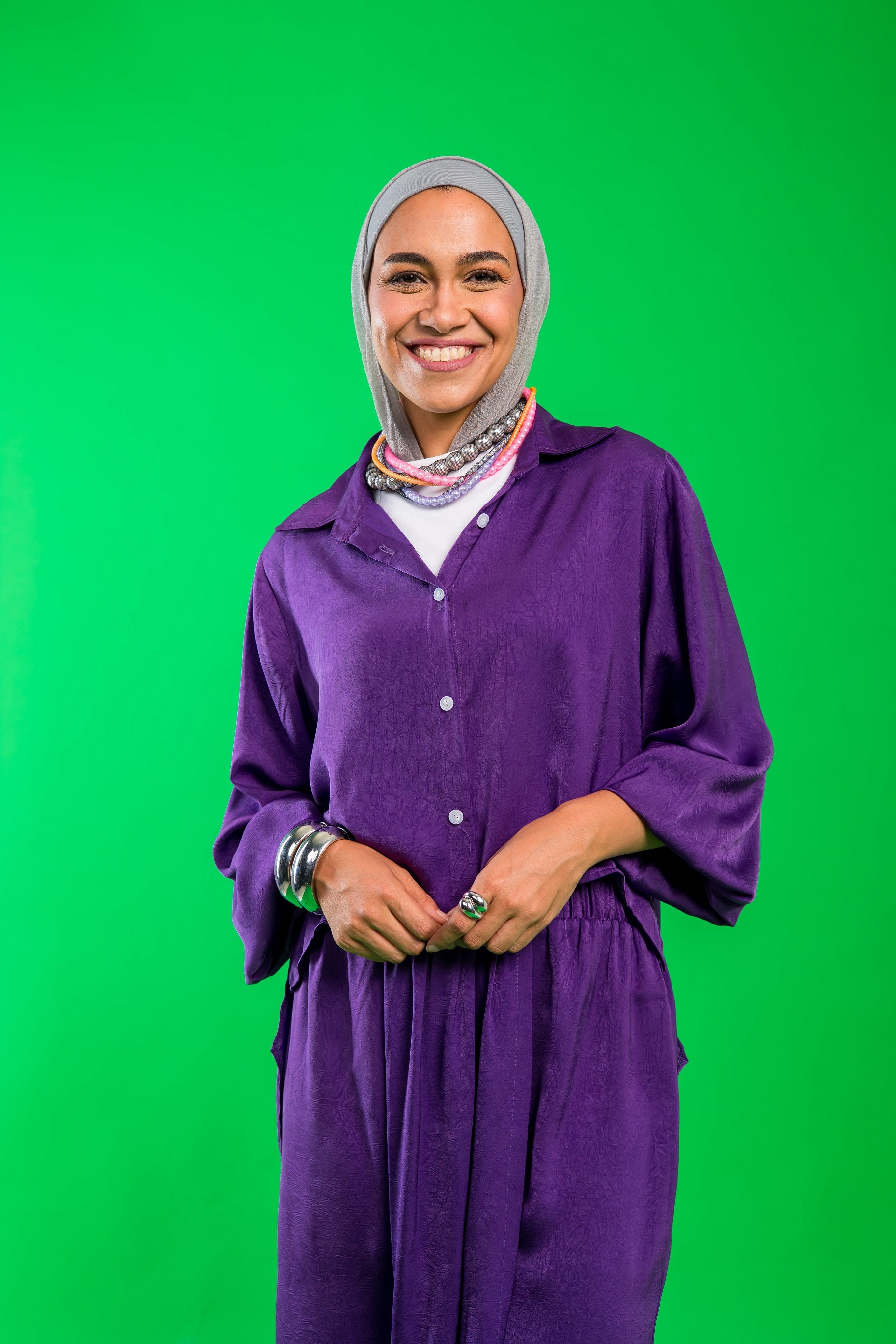 Peace set in purple