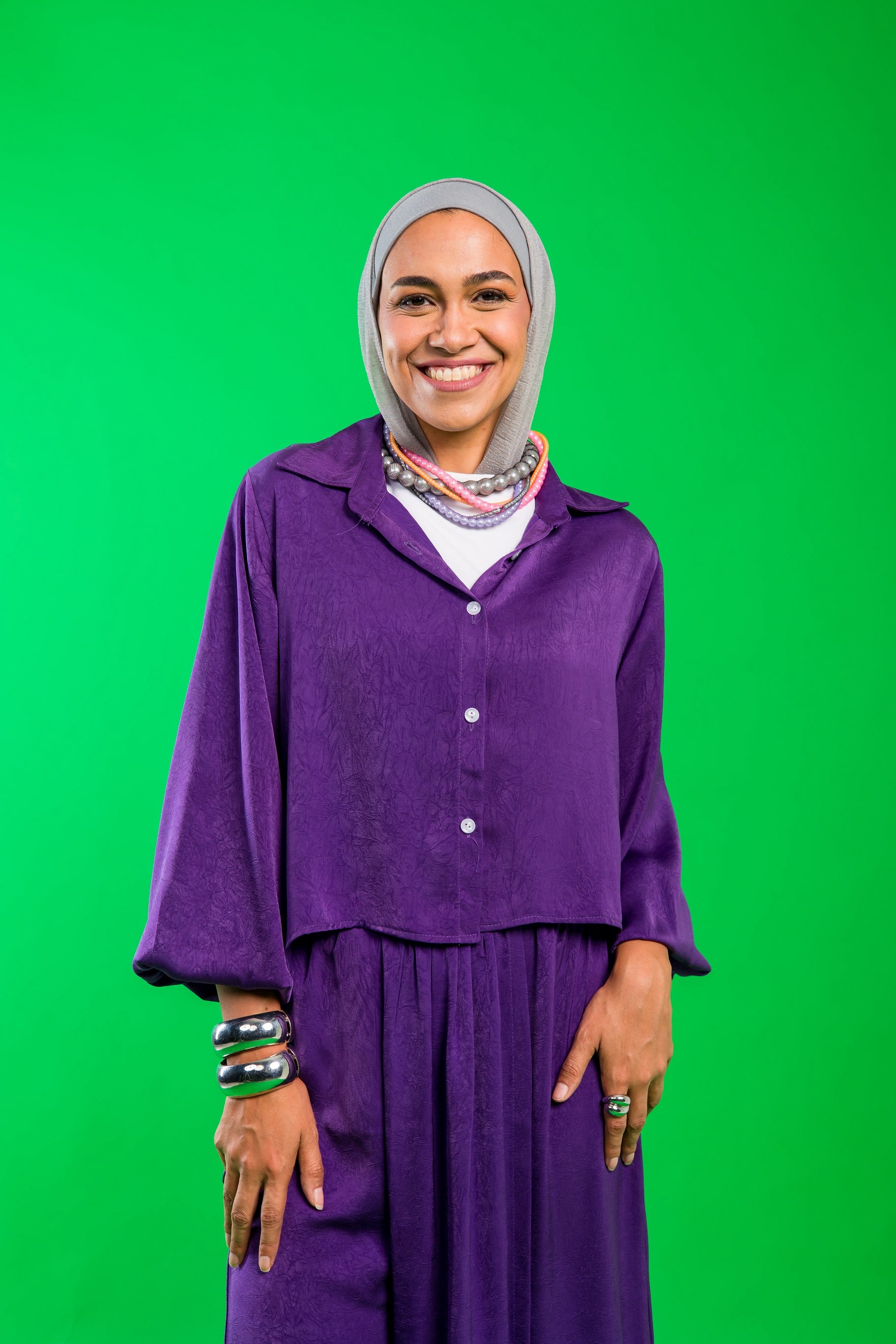 Peace set in purple