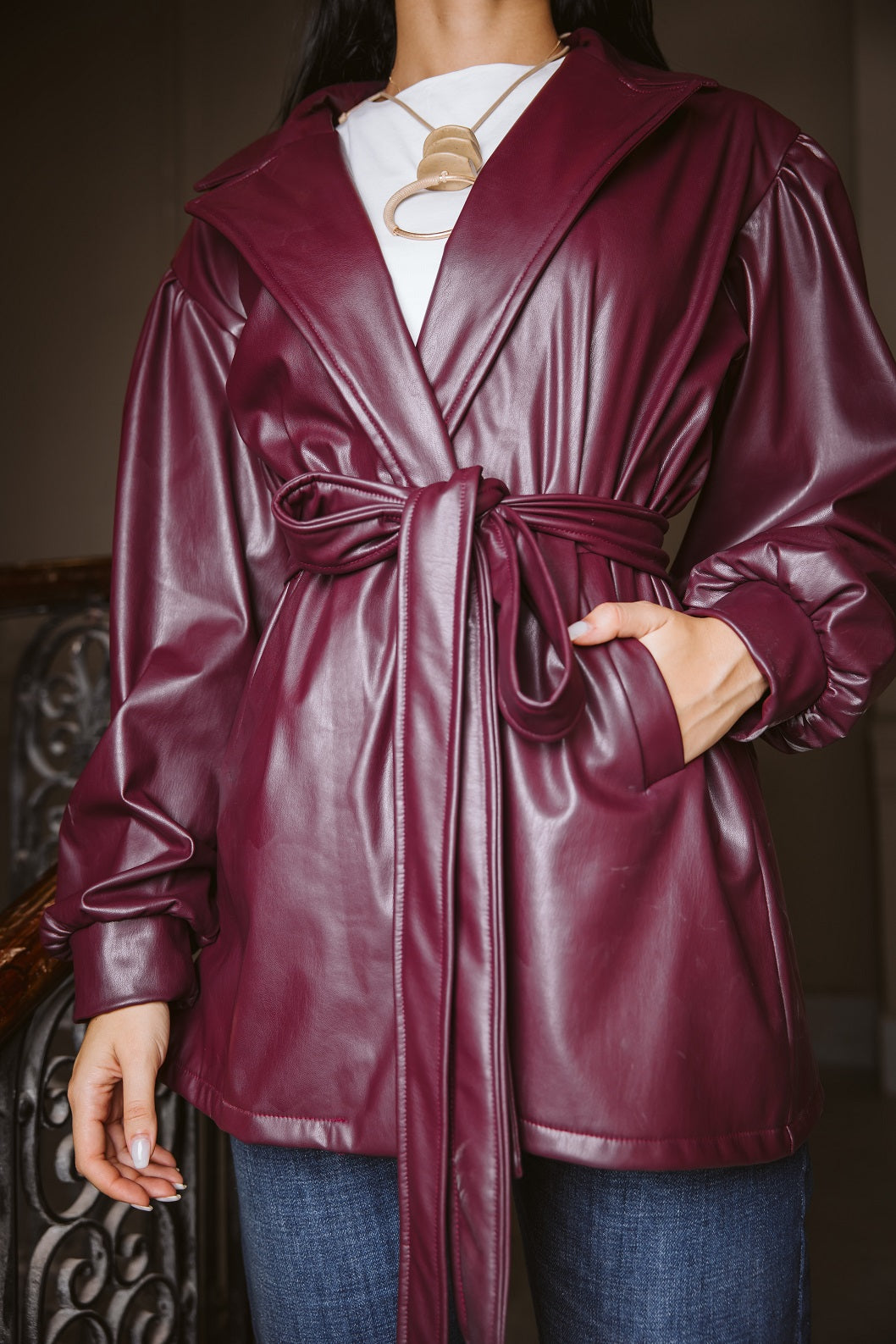 Plush Plum Jacket