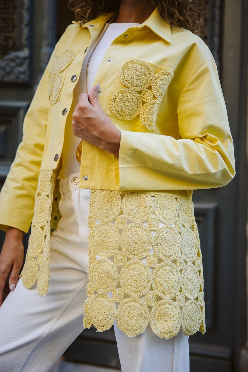 Petals Jacket _  Yellow