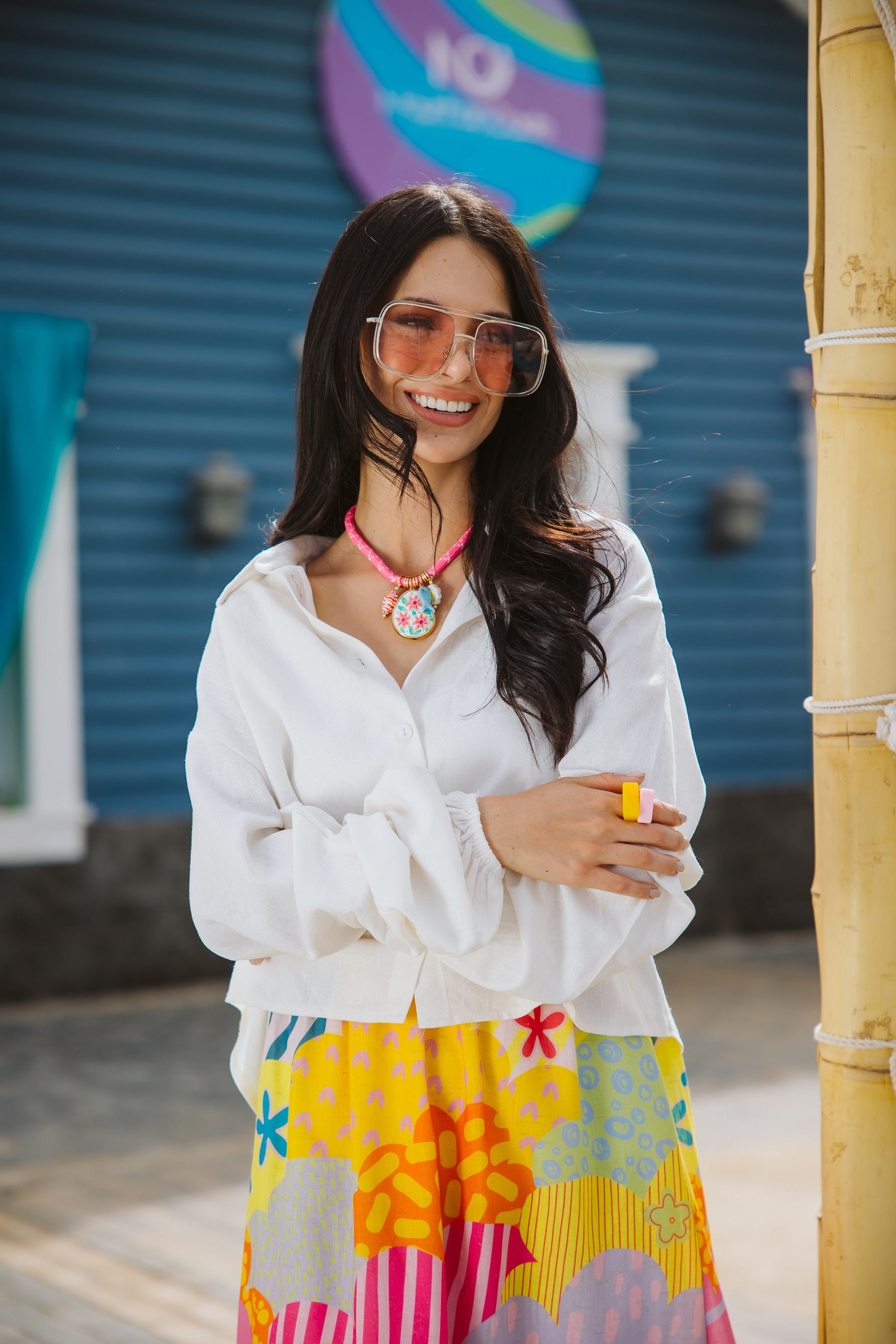 Primo shirt in off-white