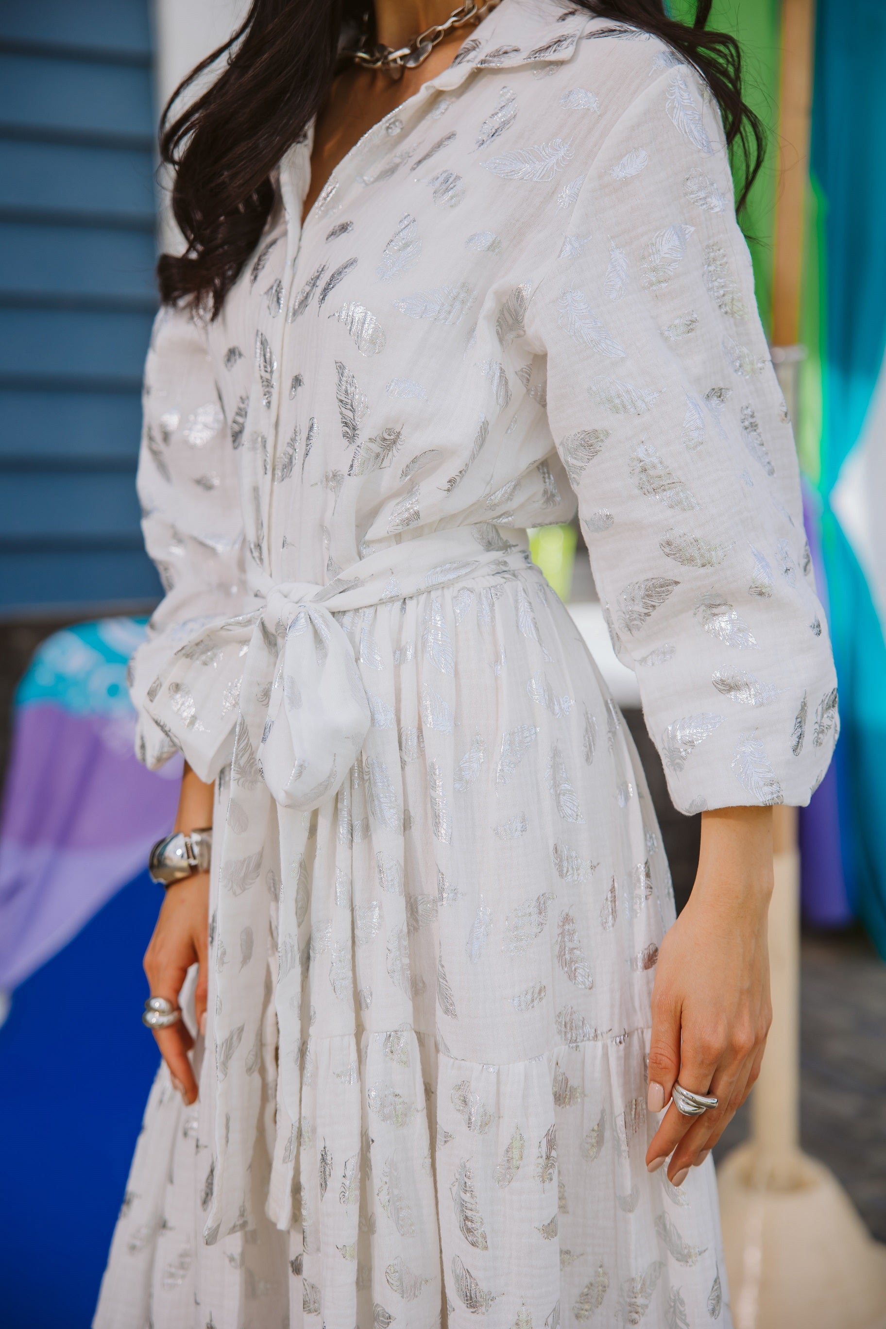 Feathery dress