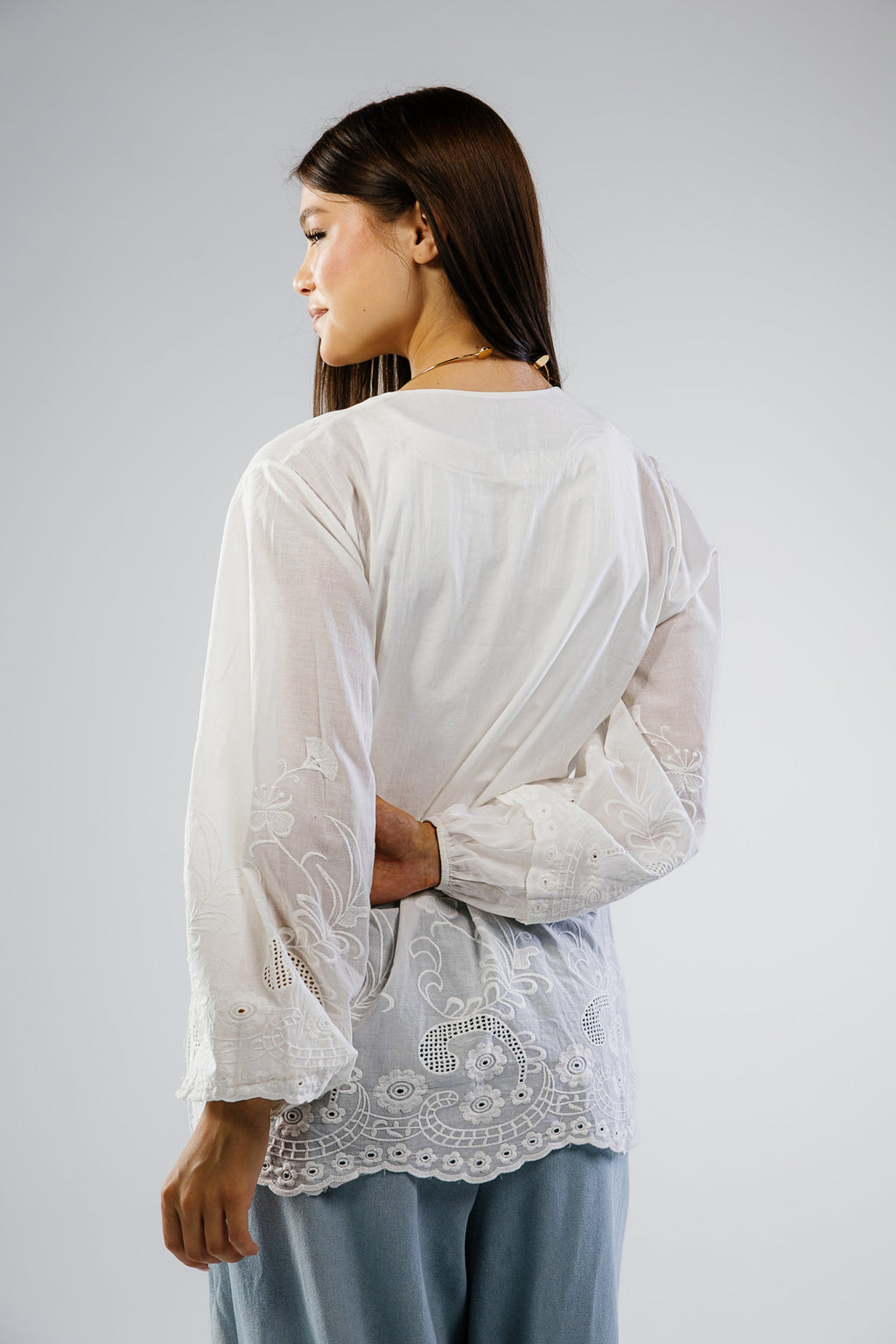 Jasmine shirt in white