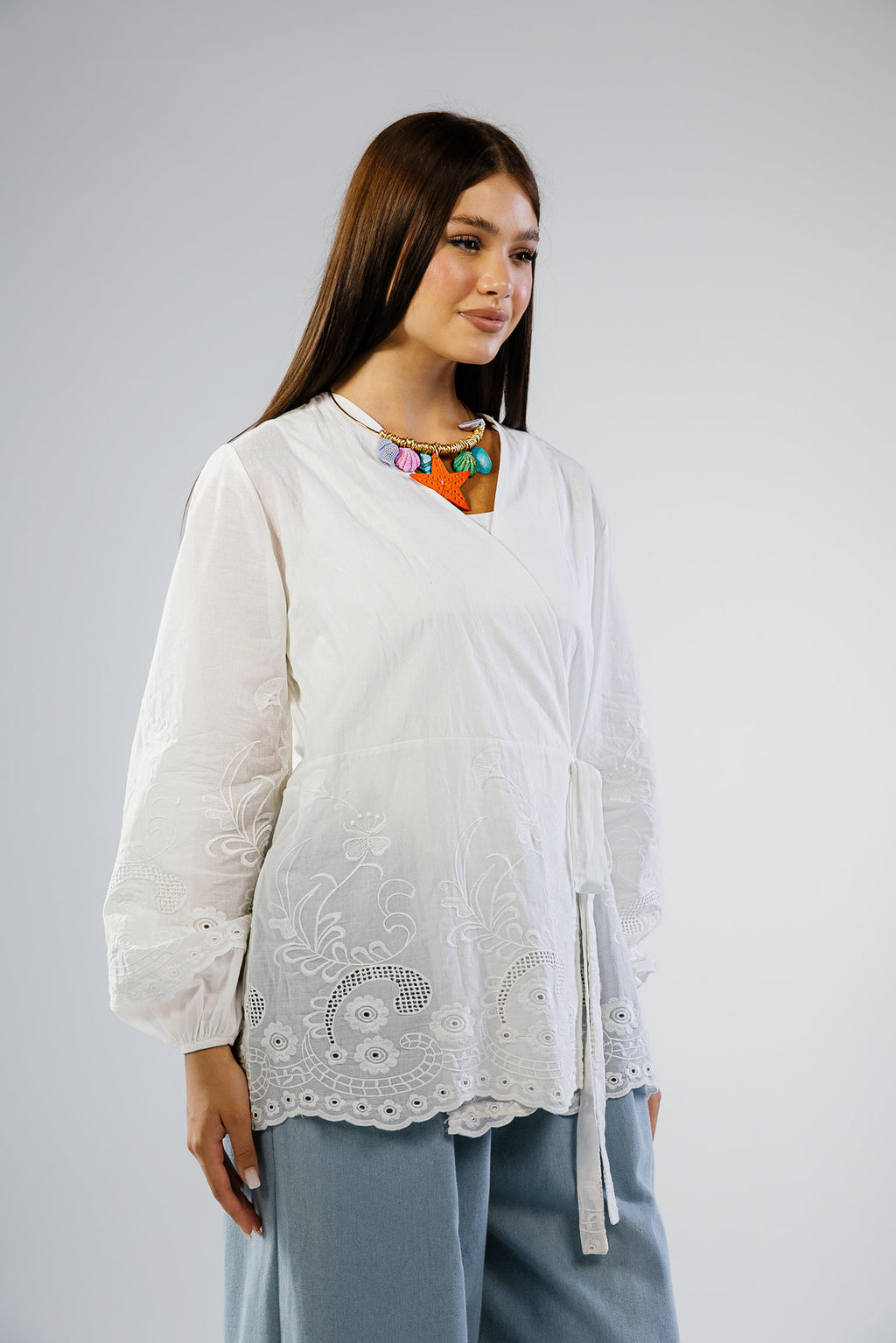 Jasmine shirt in white