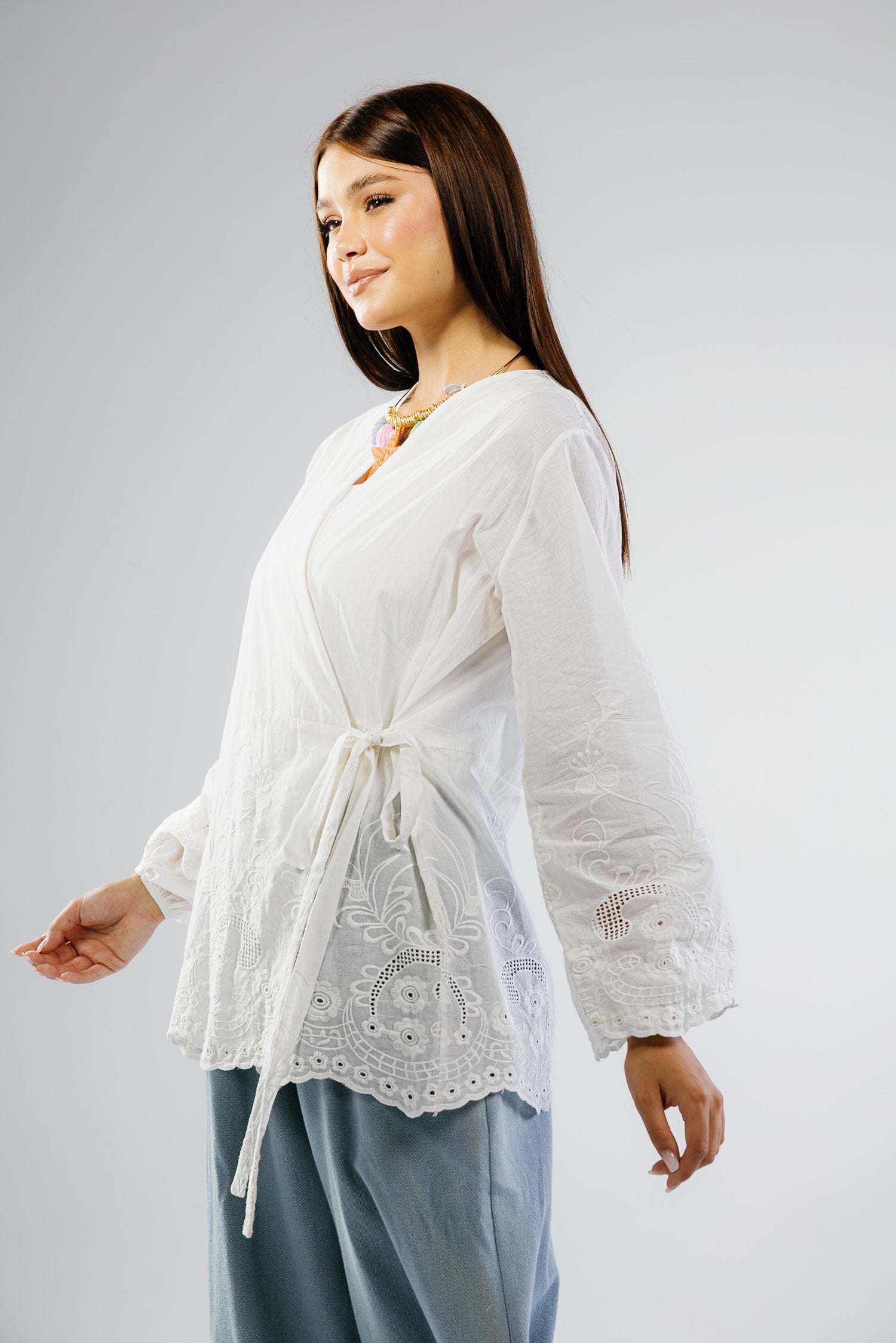 Jasmine shirt in white