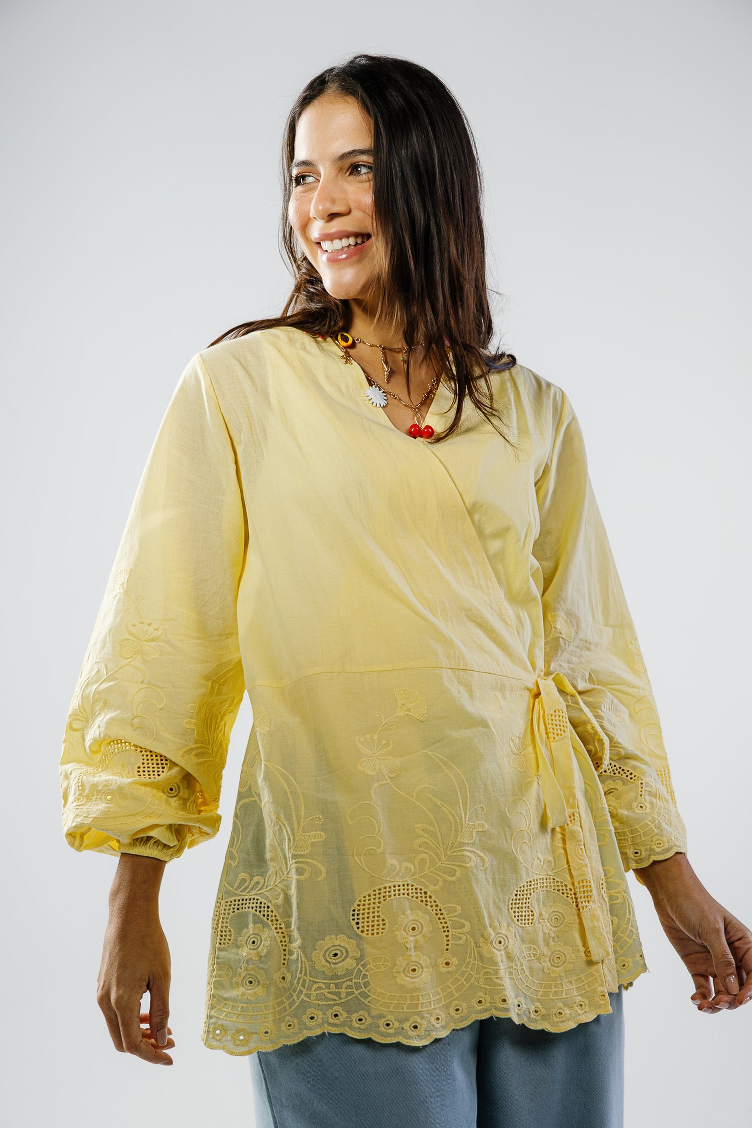 Jasmine shirt in yellow
