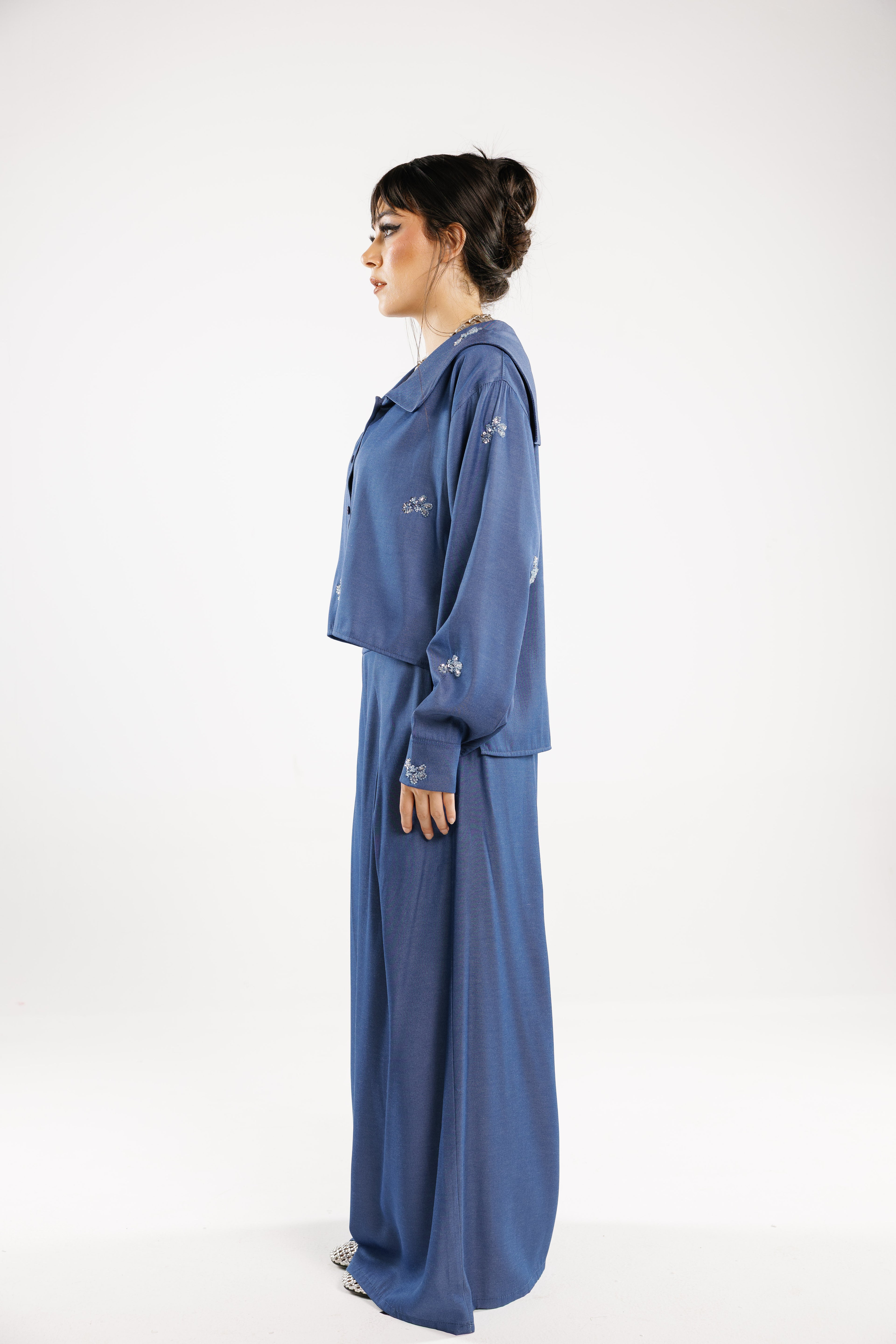 Shore set in dark blue