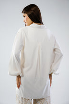 Luna shirt in offwhite