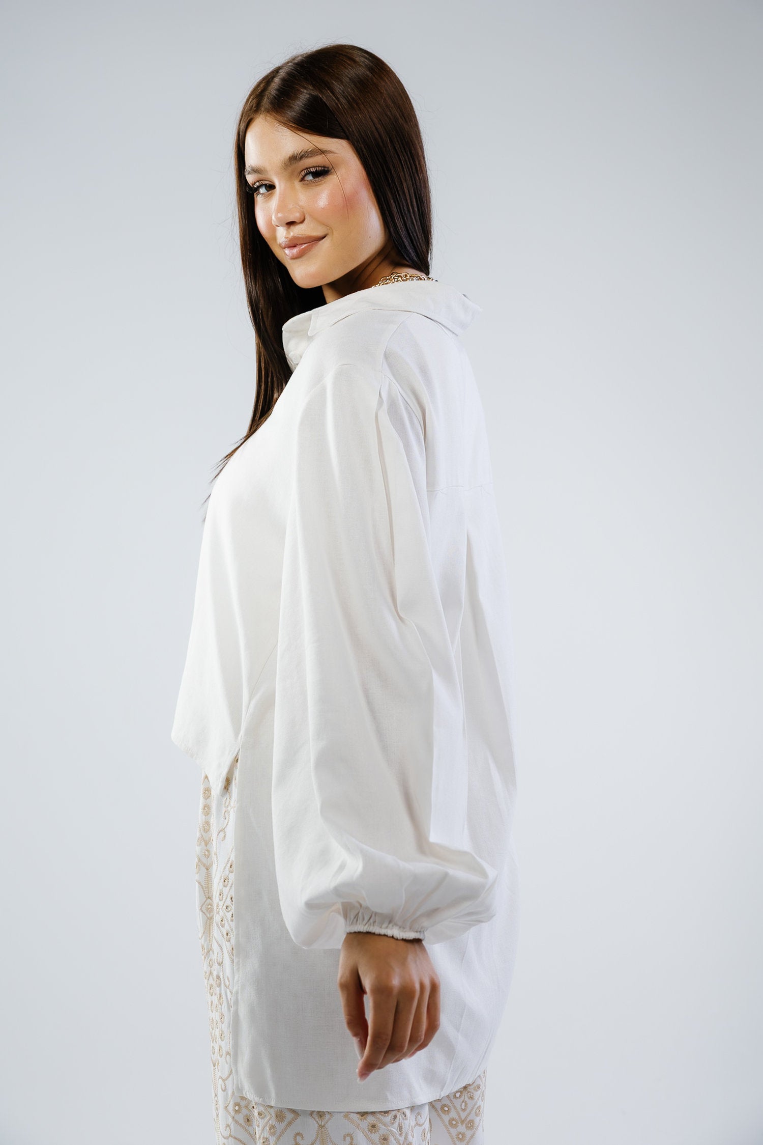 Luna shirt in offwhite