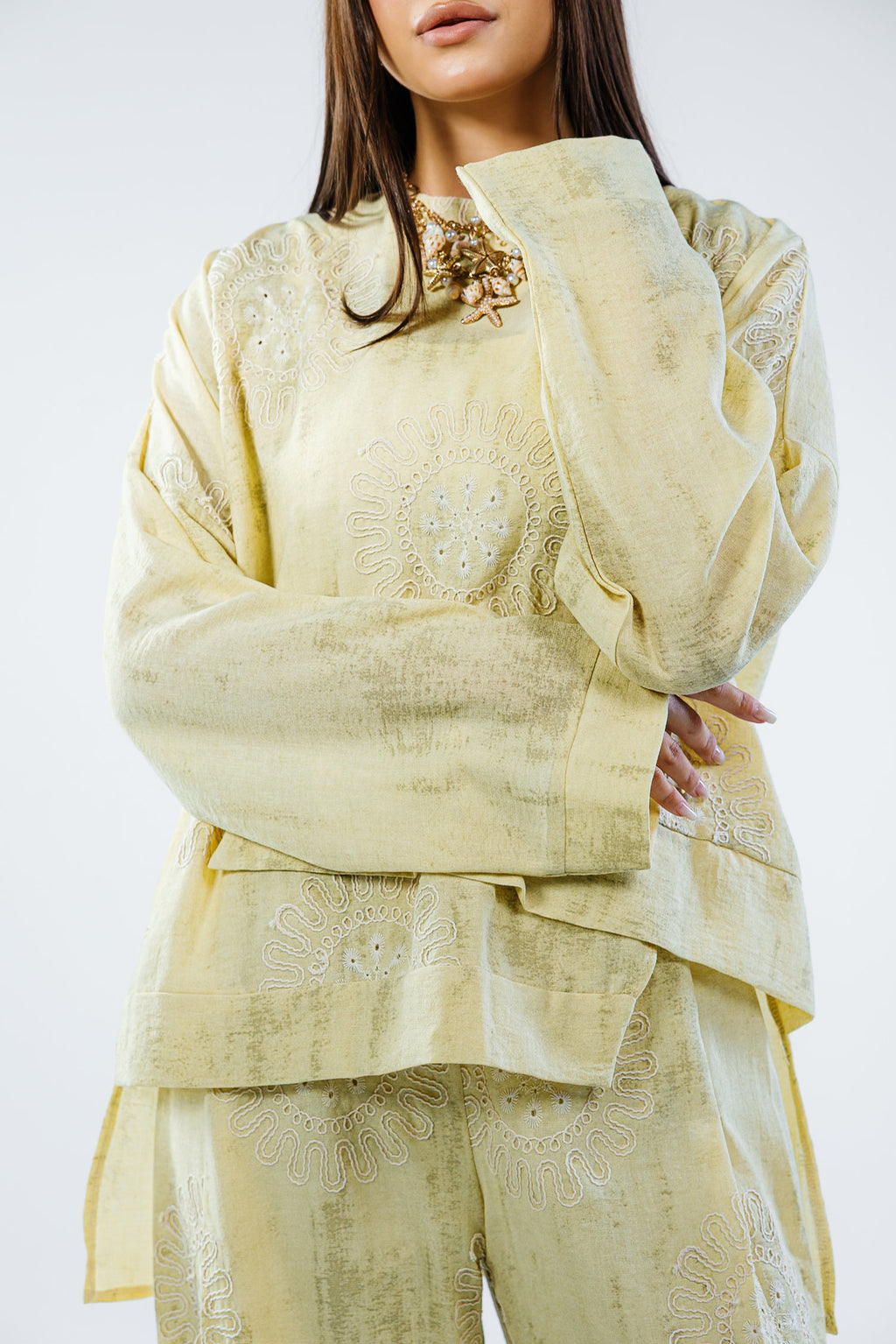 Azalea set in yellow