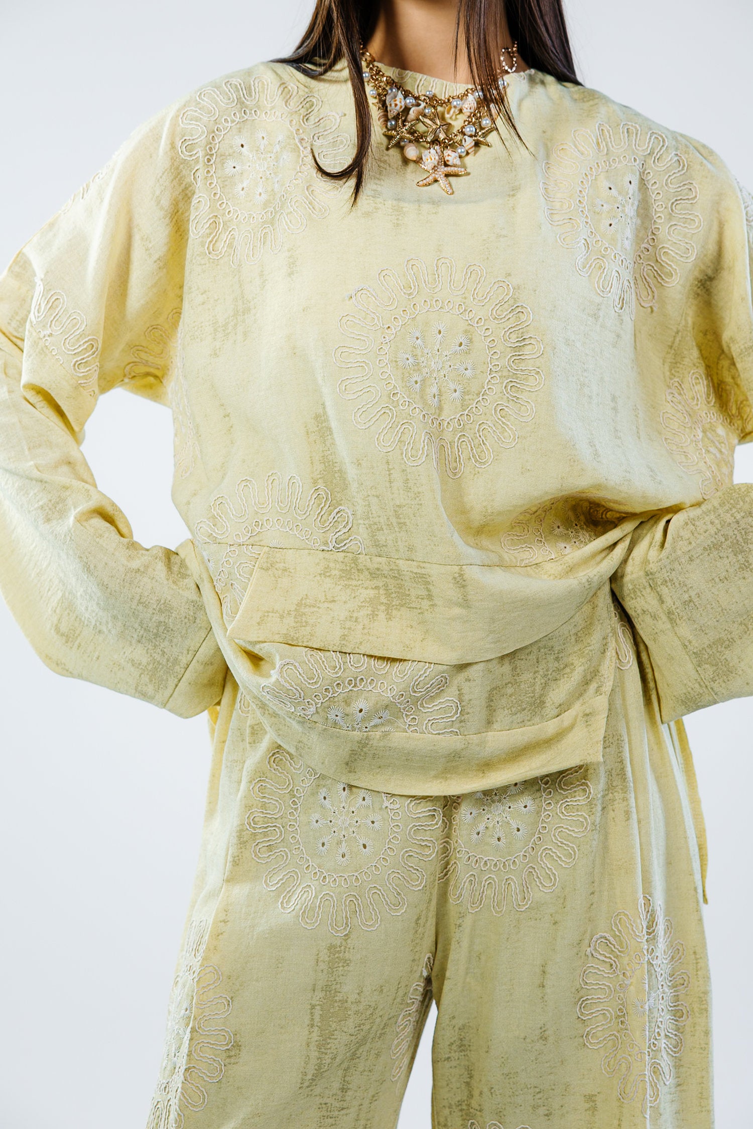 Azalea set in yellow