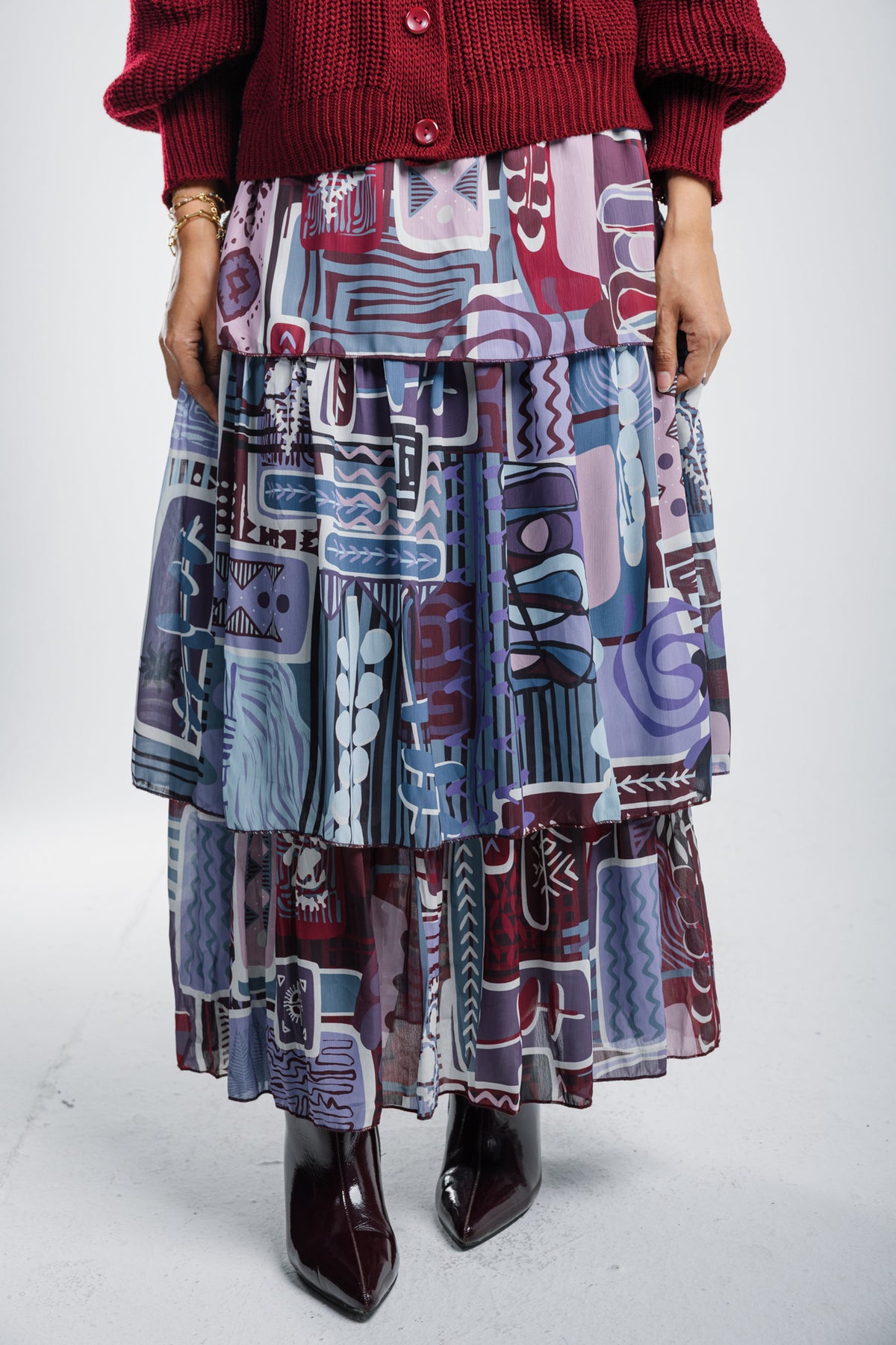 Mosaic skirt