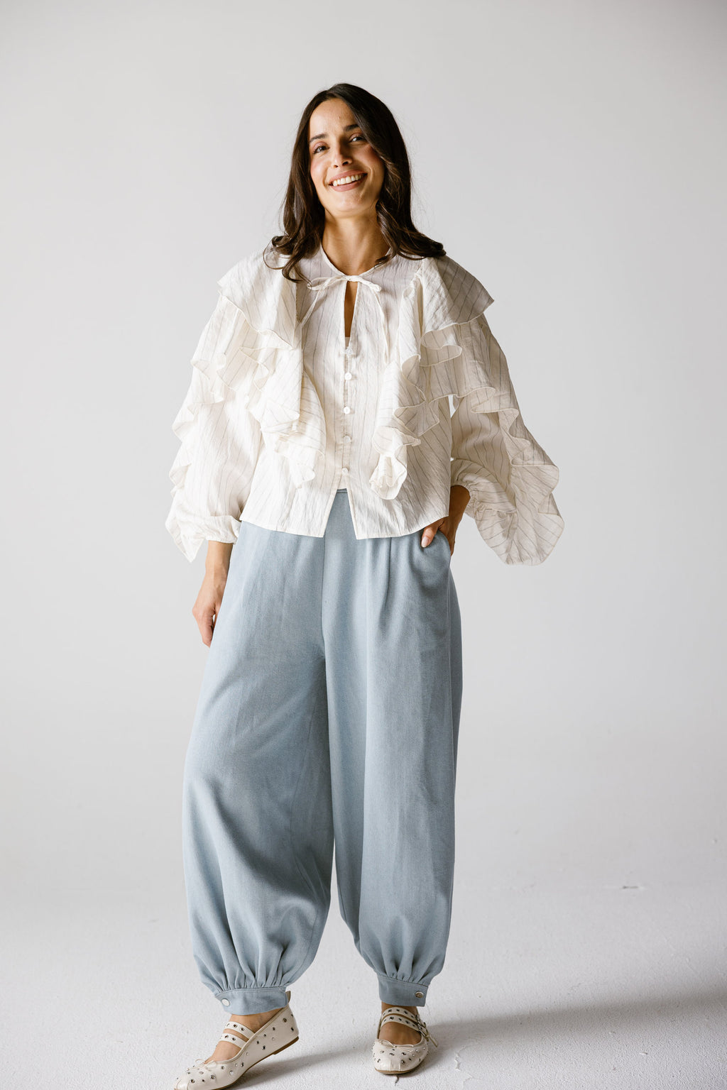 Candy blouse in off-white