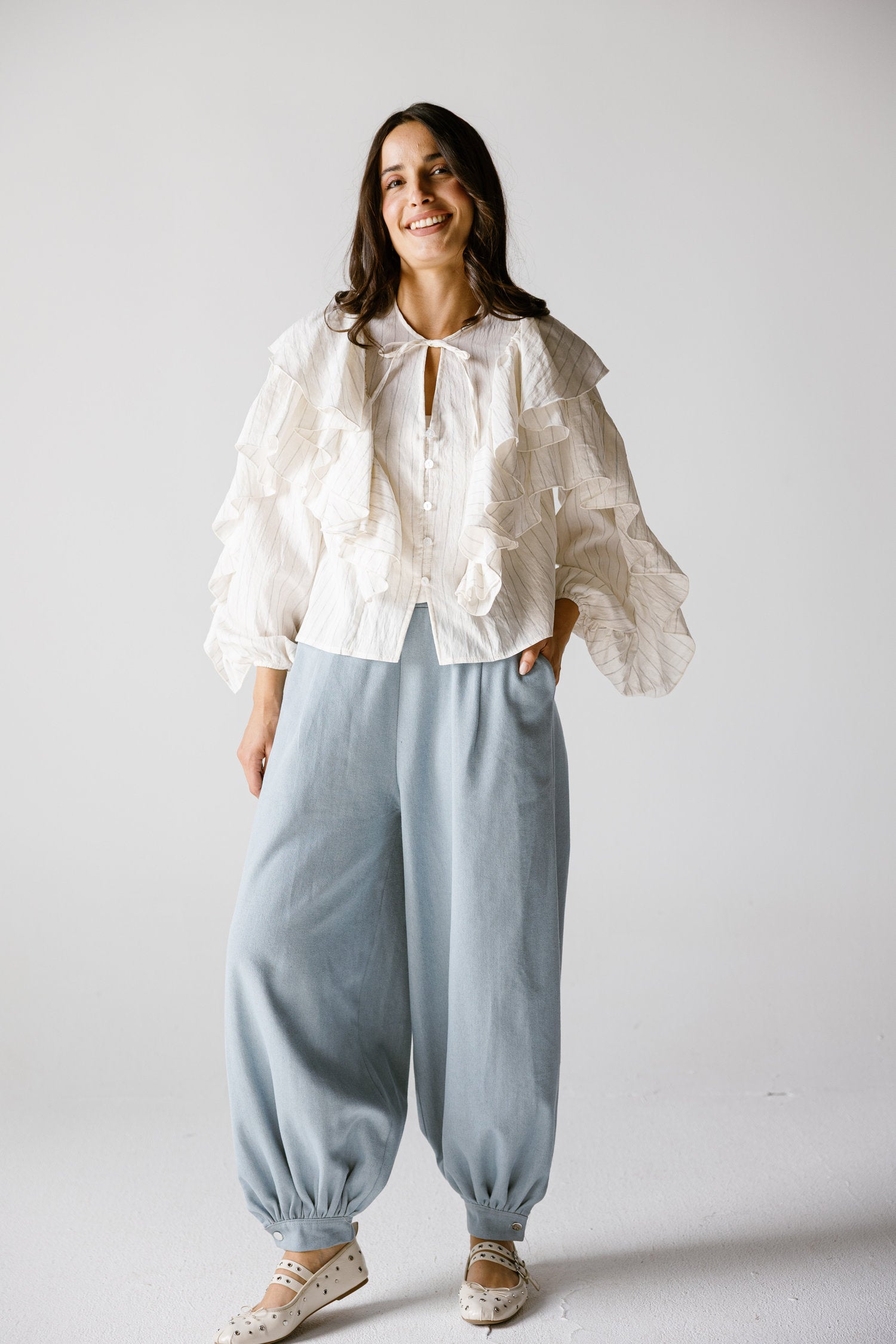 Candy blouse in off-white