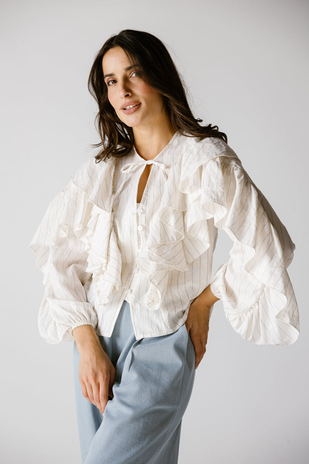 Candy blouse in off-white