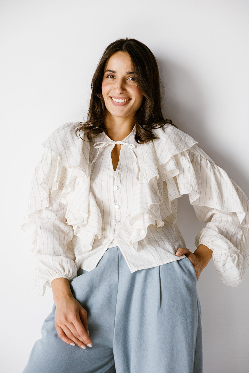 Candy blouse in off-white