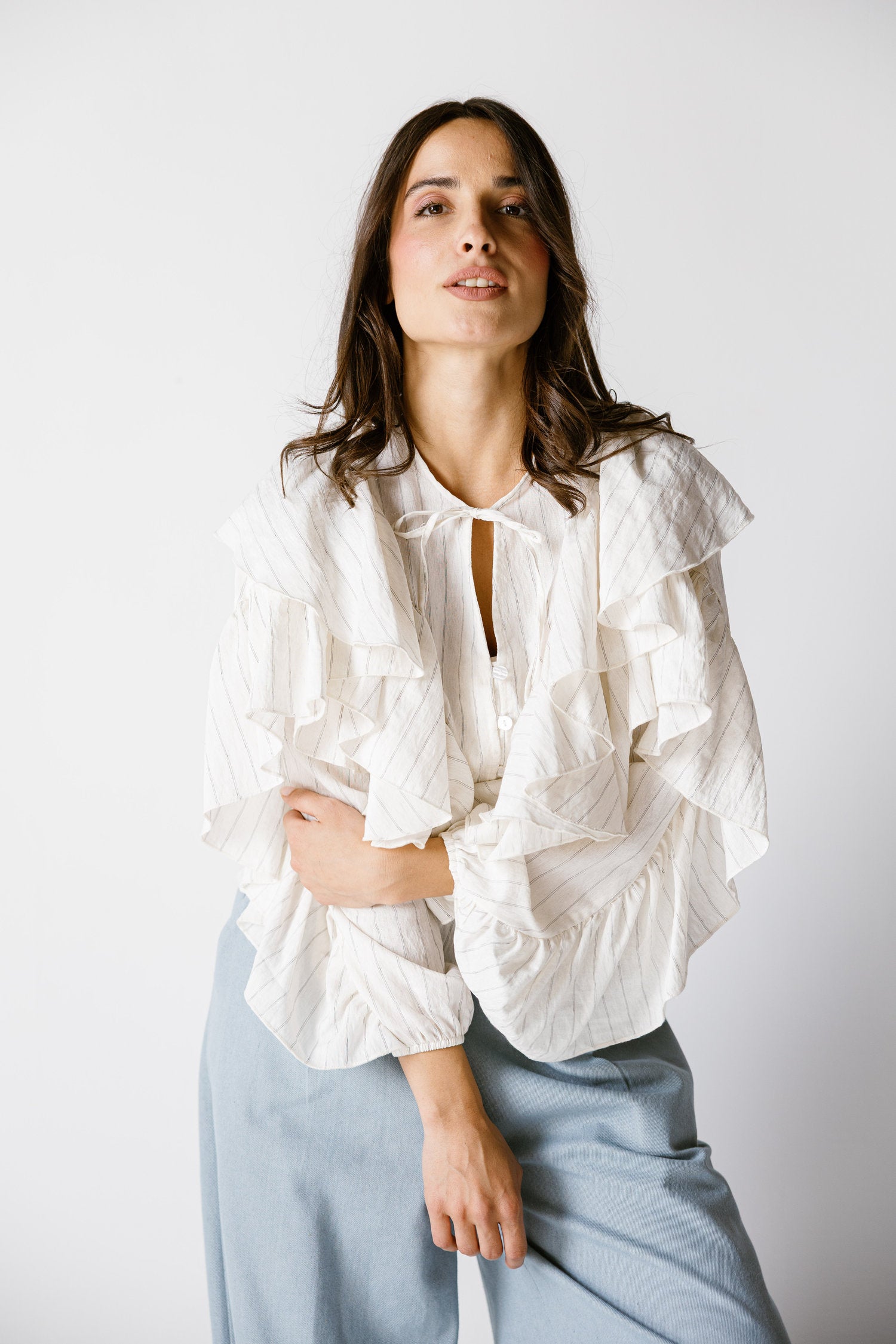 Candy blouse in off-white