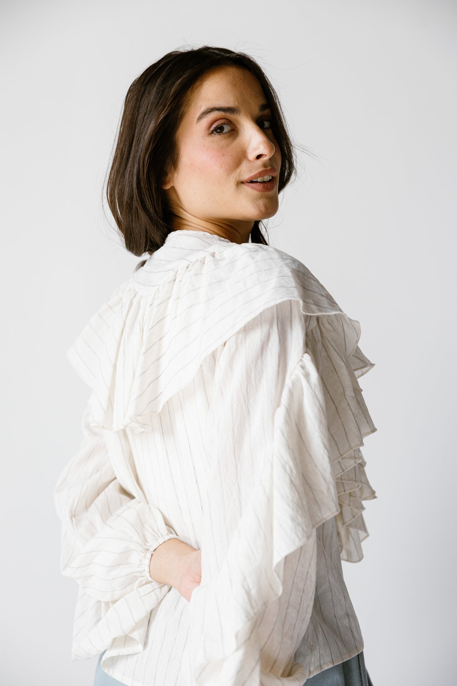 Candy blouse in off-white