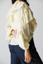 Candy blouse in butter yellow