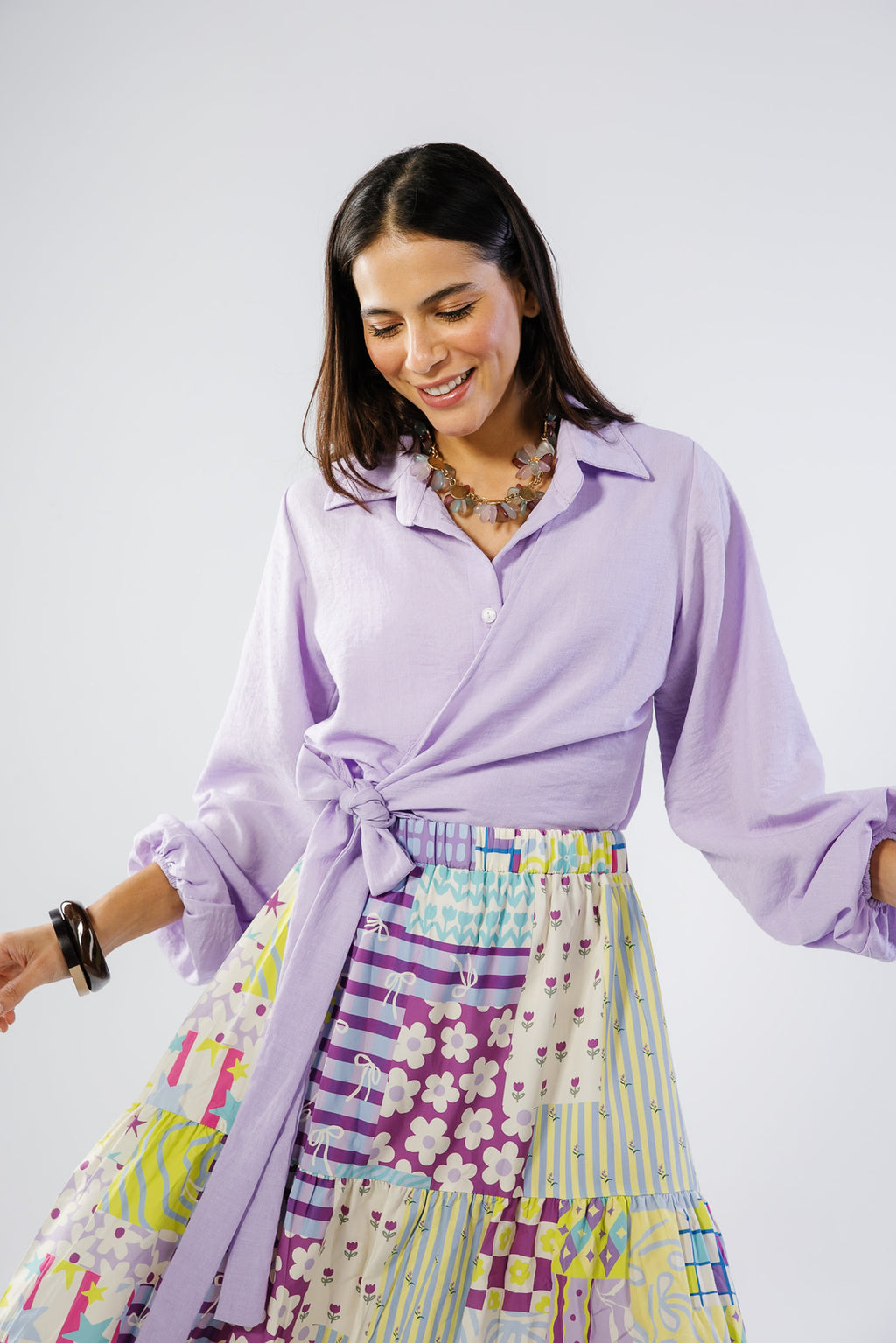 Treasure Shirt in lilac